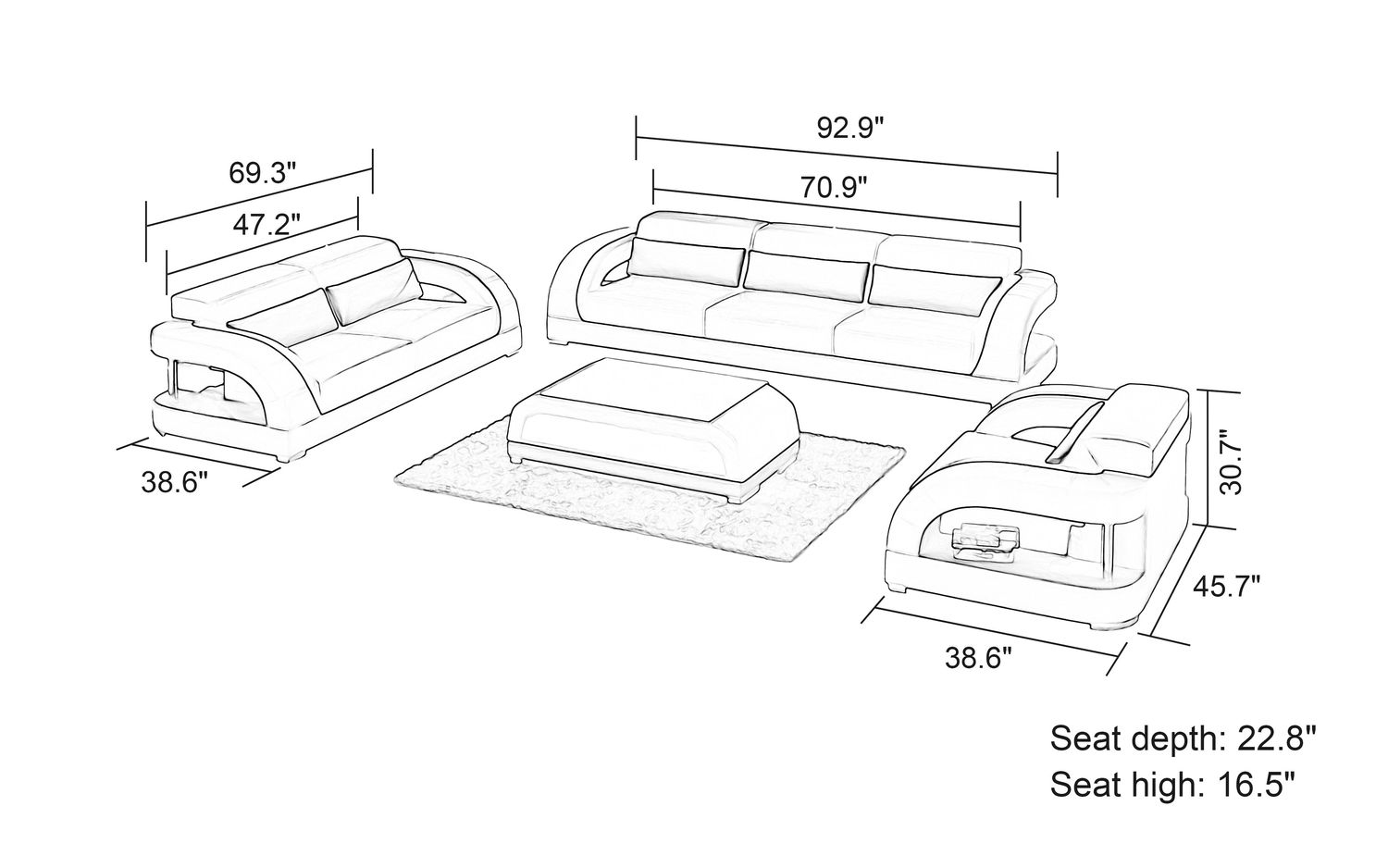 Image may differ from actual product color and configuration.