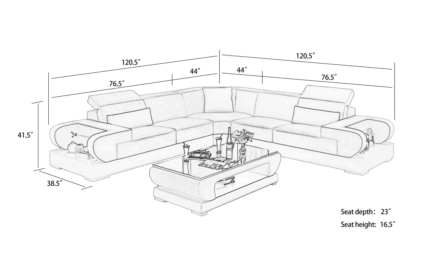 Jubilee - Ezrael Modern Sectional