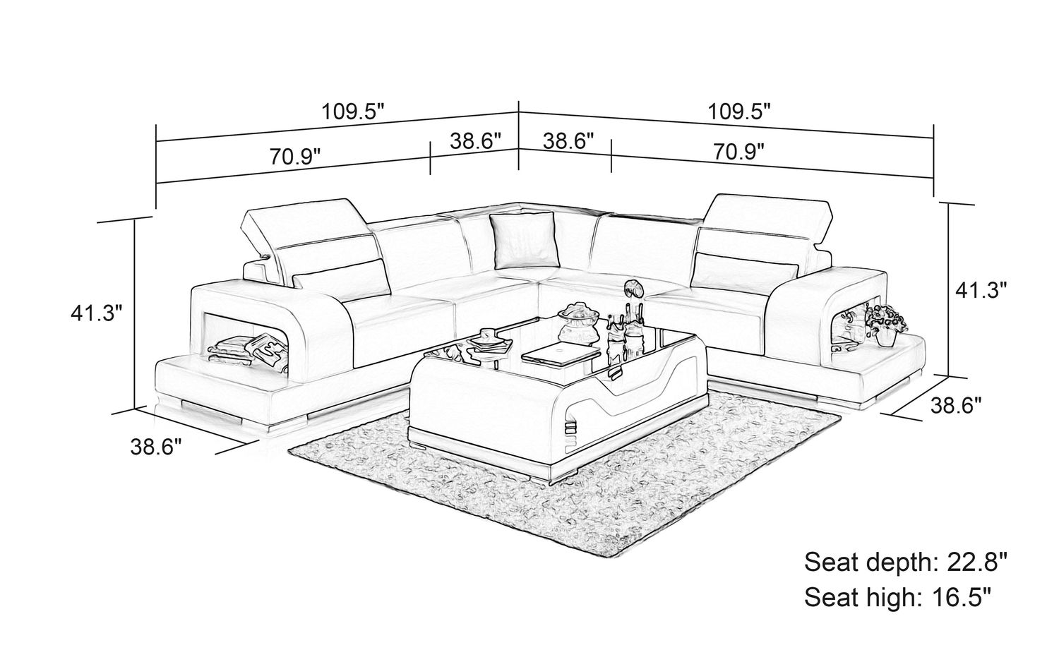 Image may differ from actual product color and configuration.