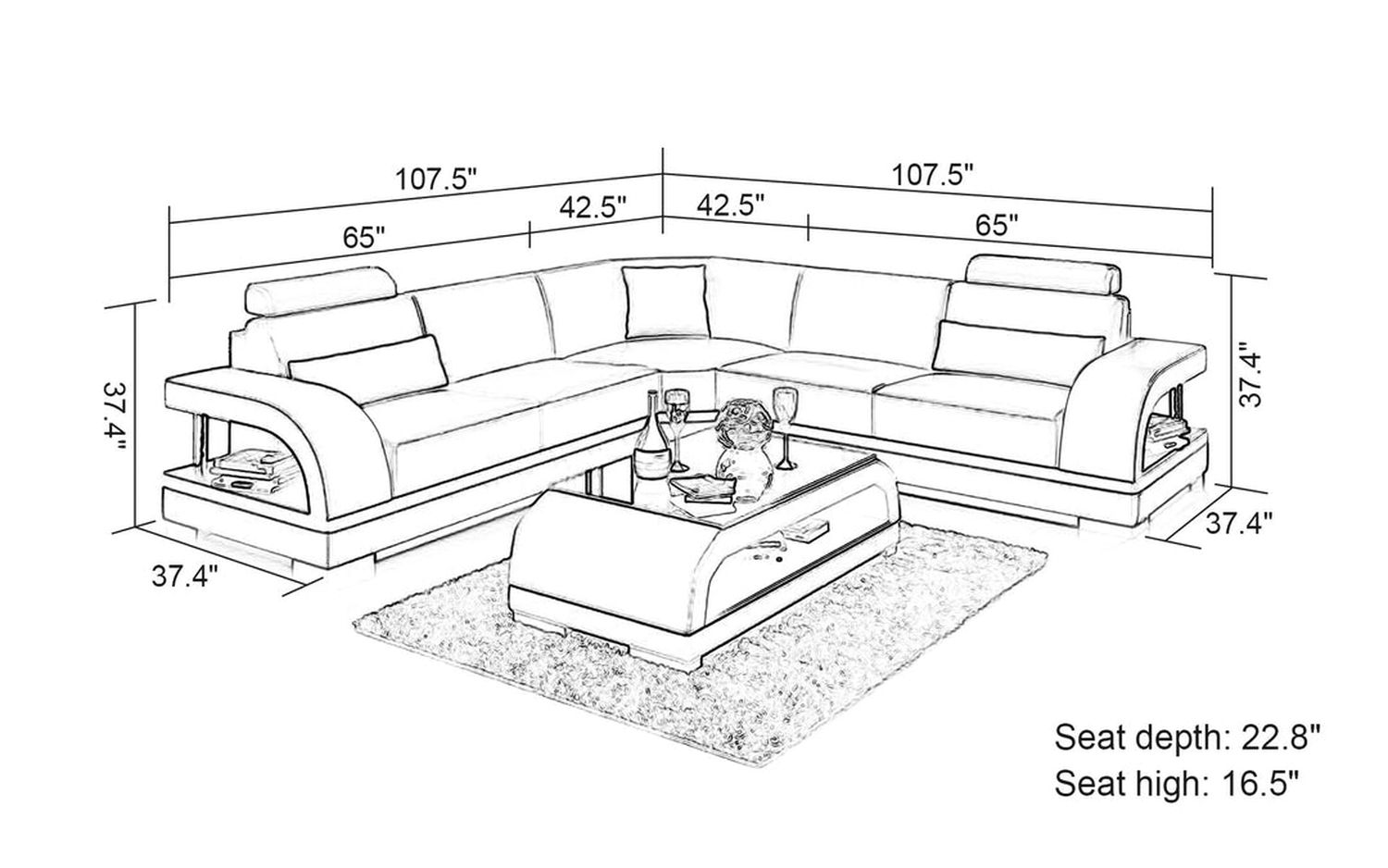 Jubilee - Nexso Modern Sectional