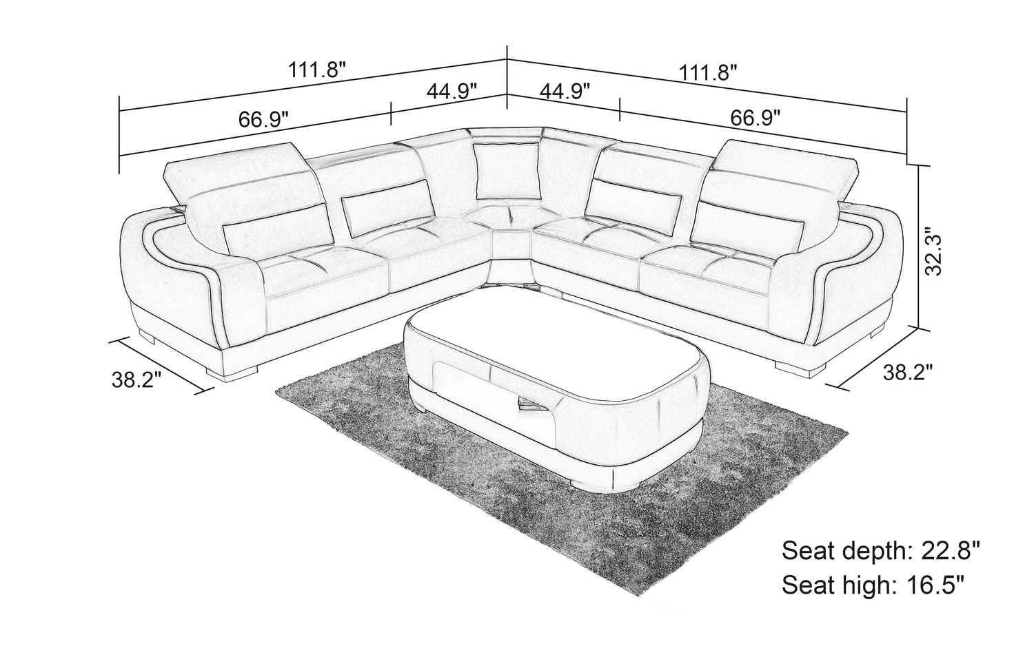 Jubilee - Amir Modern Sectional