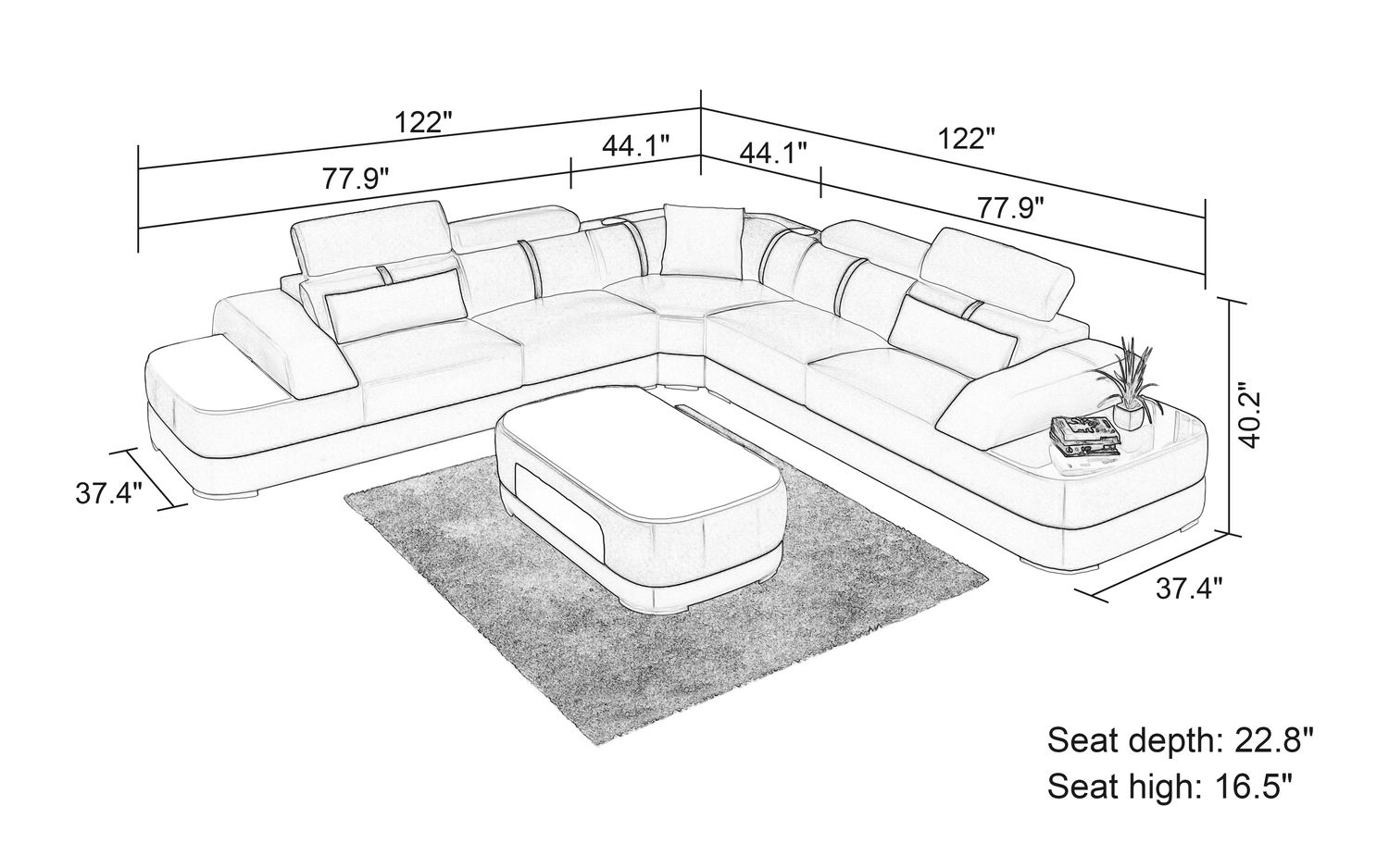 Jubilee - Grimdale Modern Sectional