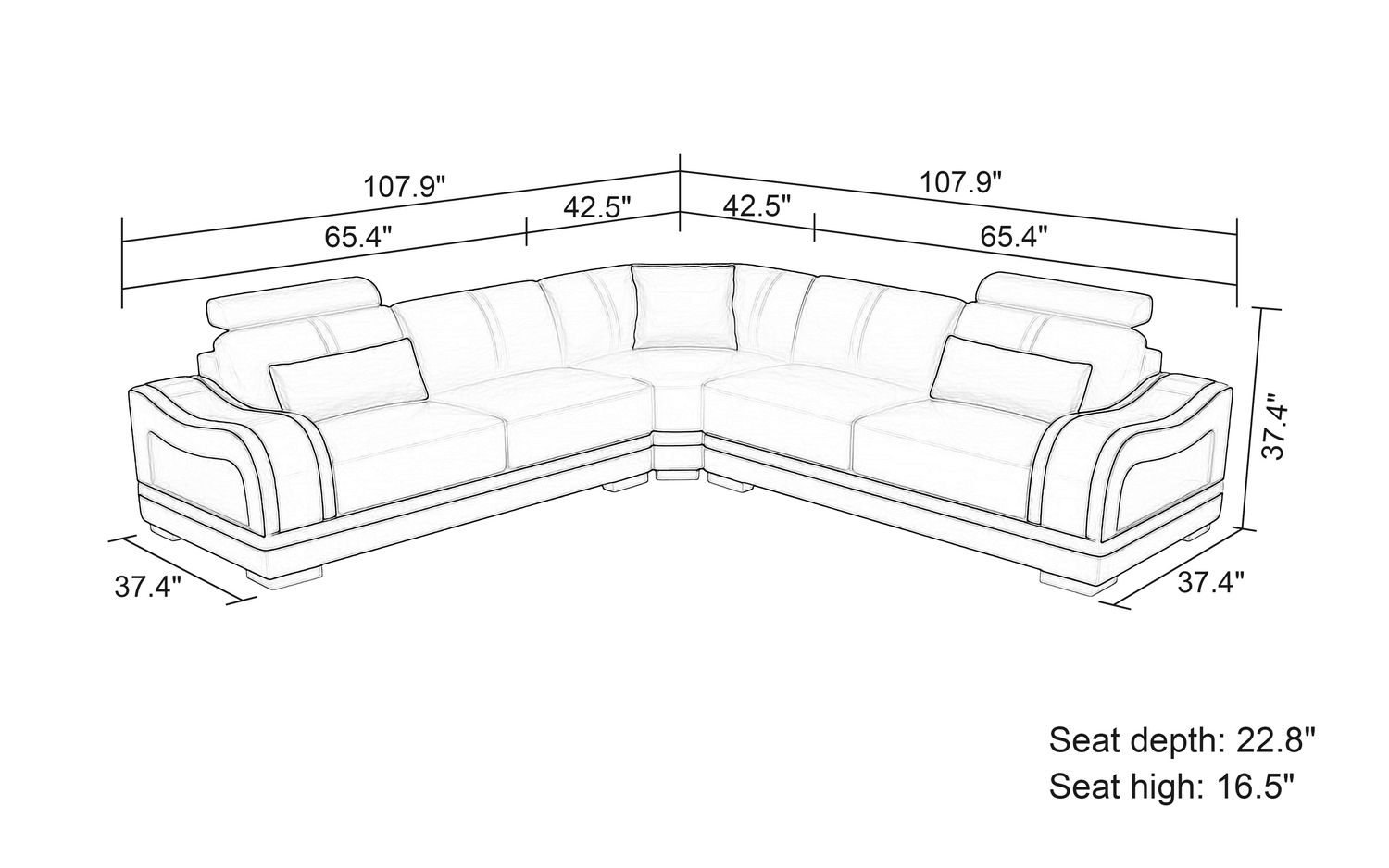 Jubilee - Asland Modern Sectional