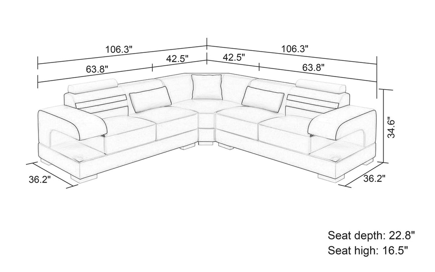 Image may differ from actual product color and configuration.