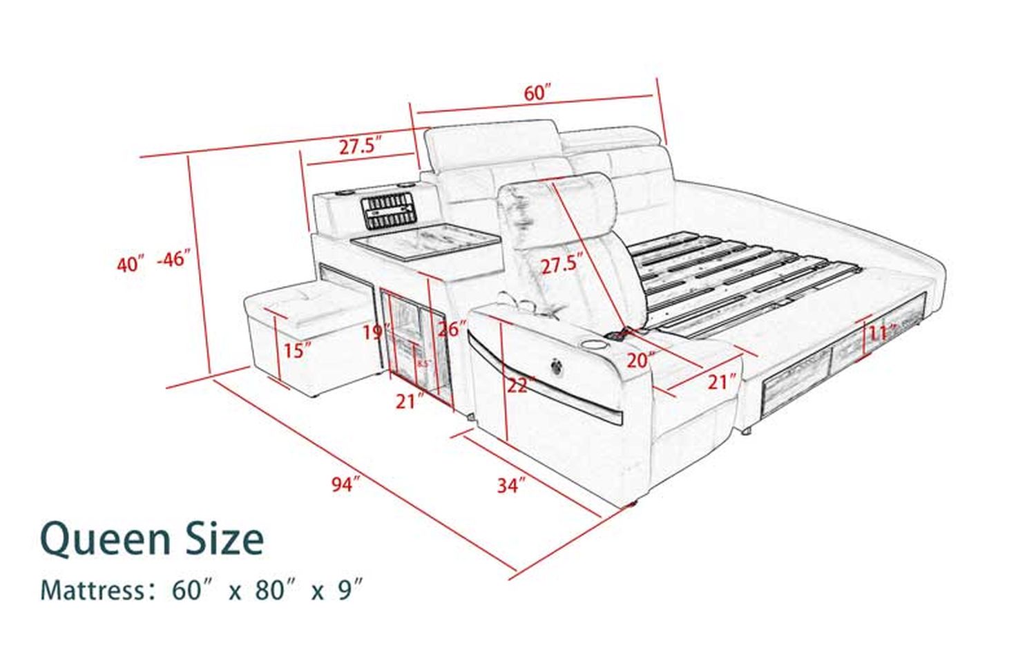 Image may differ from actual product color and configuration.