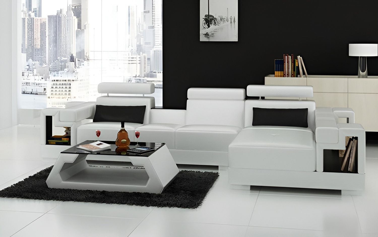 Jubilee - Uri Small Modern Right Hand Facing Sectional