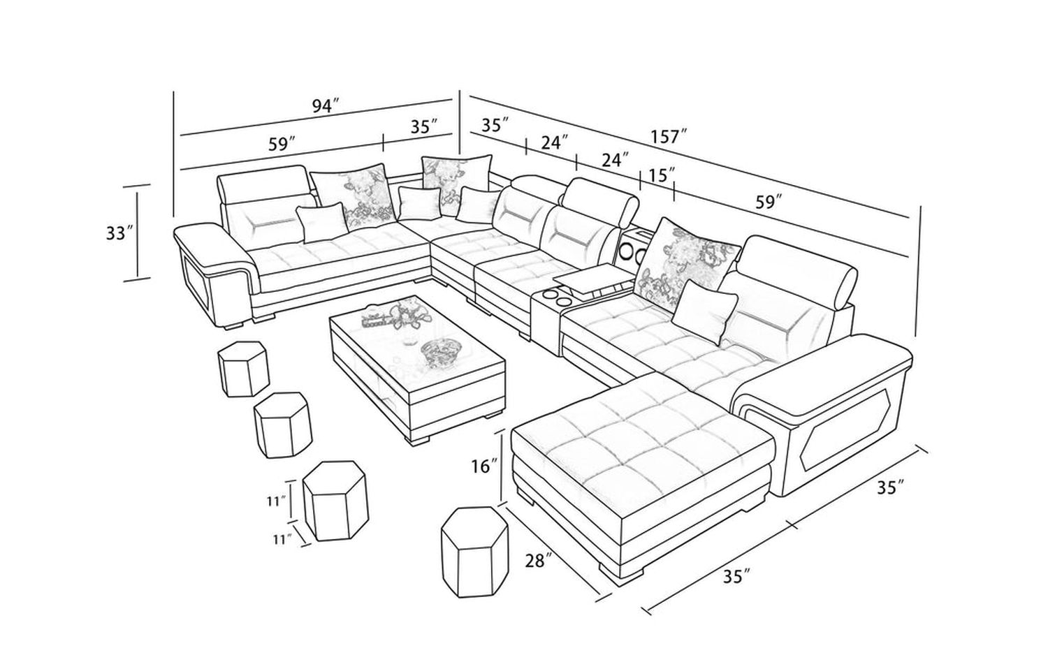 Image may differ from actual product color and configuration.