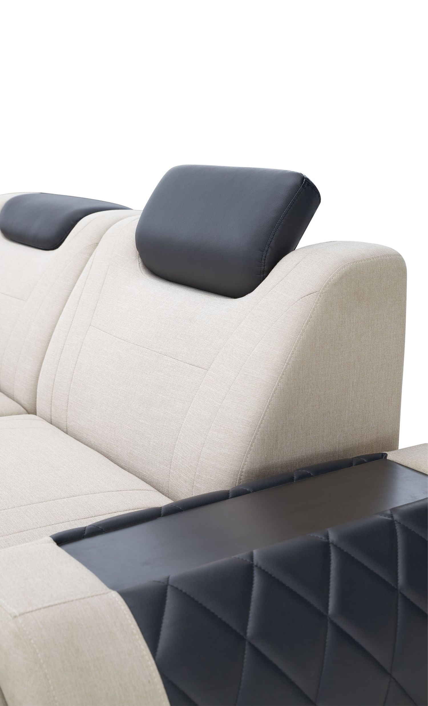 Jubilee - Melanee Modern Right Hand Facing Sectional with Adjustable Headrest