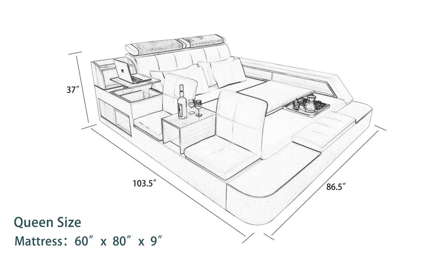 Image may differ from actual product color and configuration.