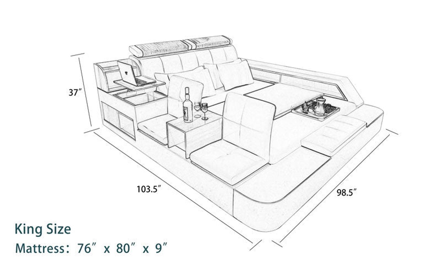 Image may differ from actual product color and configuration.