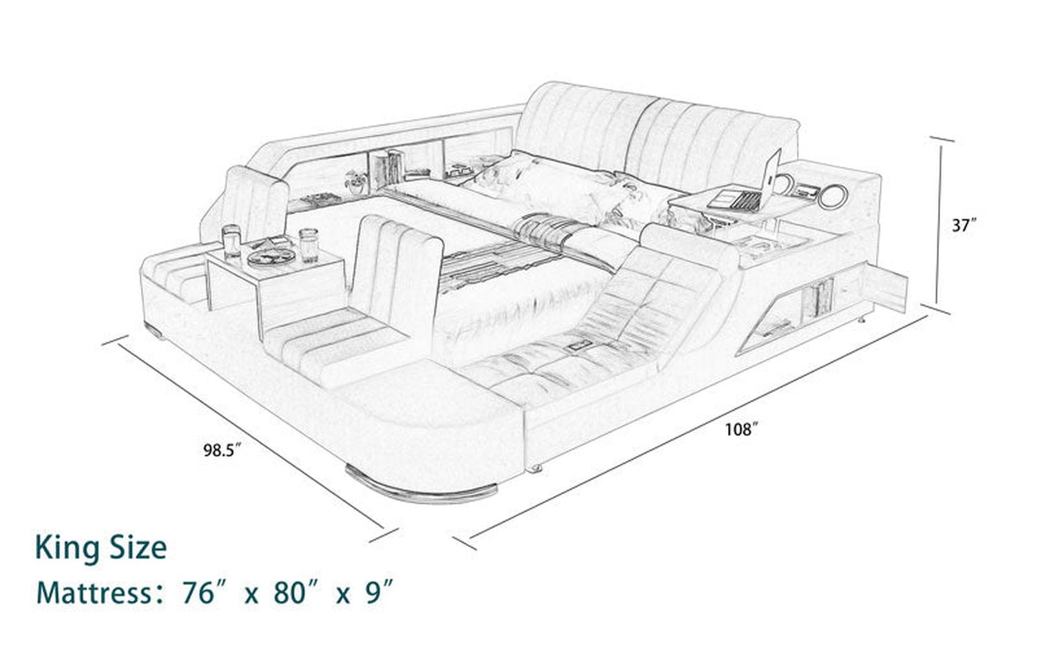 Image may differ from actual product color and configuration.