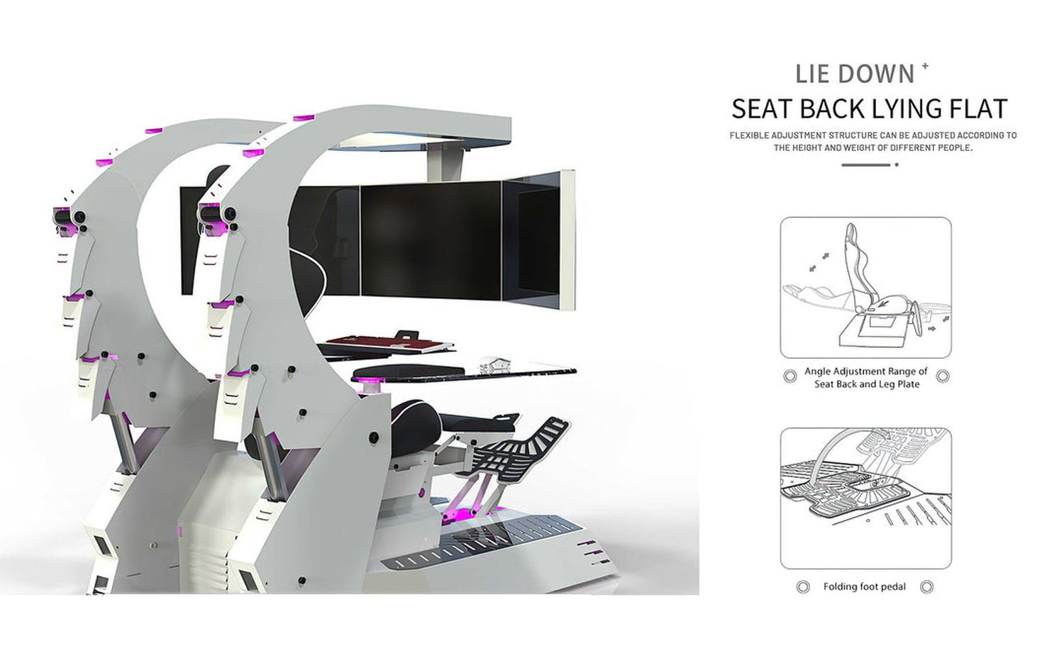 Jubilee - Talon Space All In One Working and Gaming Station