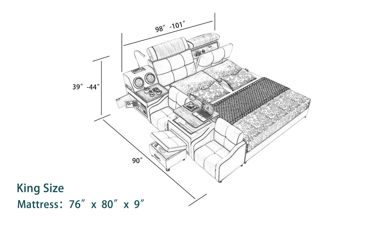 Image may differ from actual product color and configuration.