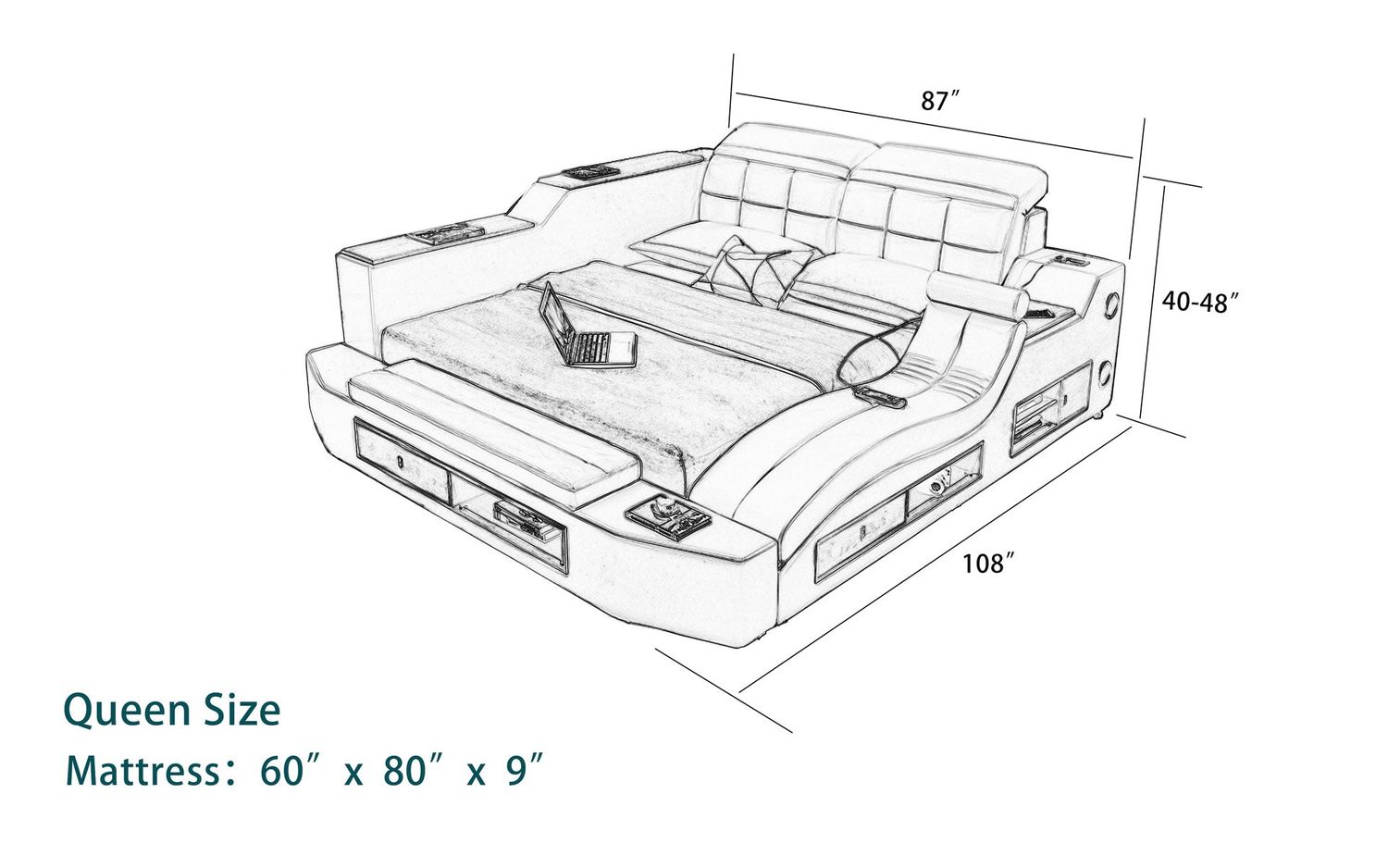 Image may differ from actual product color and configuration.