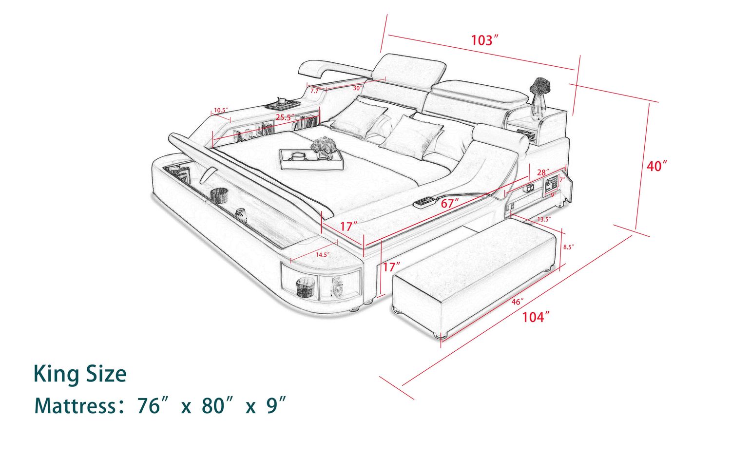 Image may differ from actual product color and configuration.