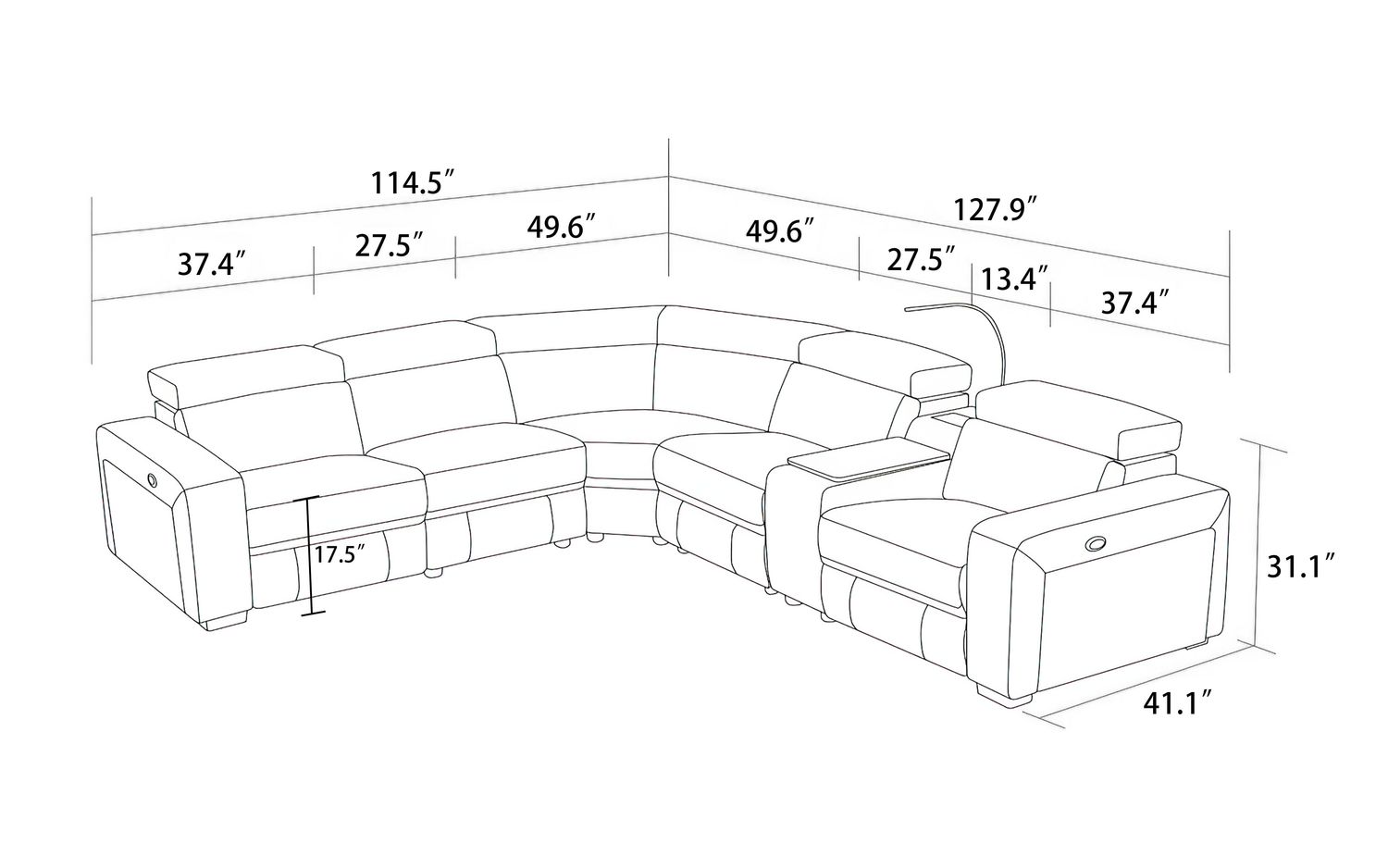 Image may differ from actual product color and configuration.