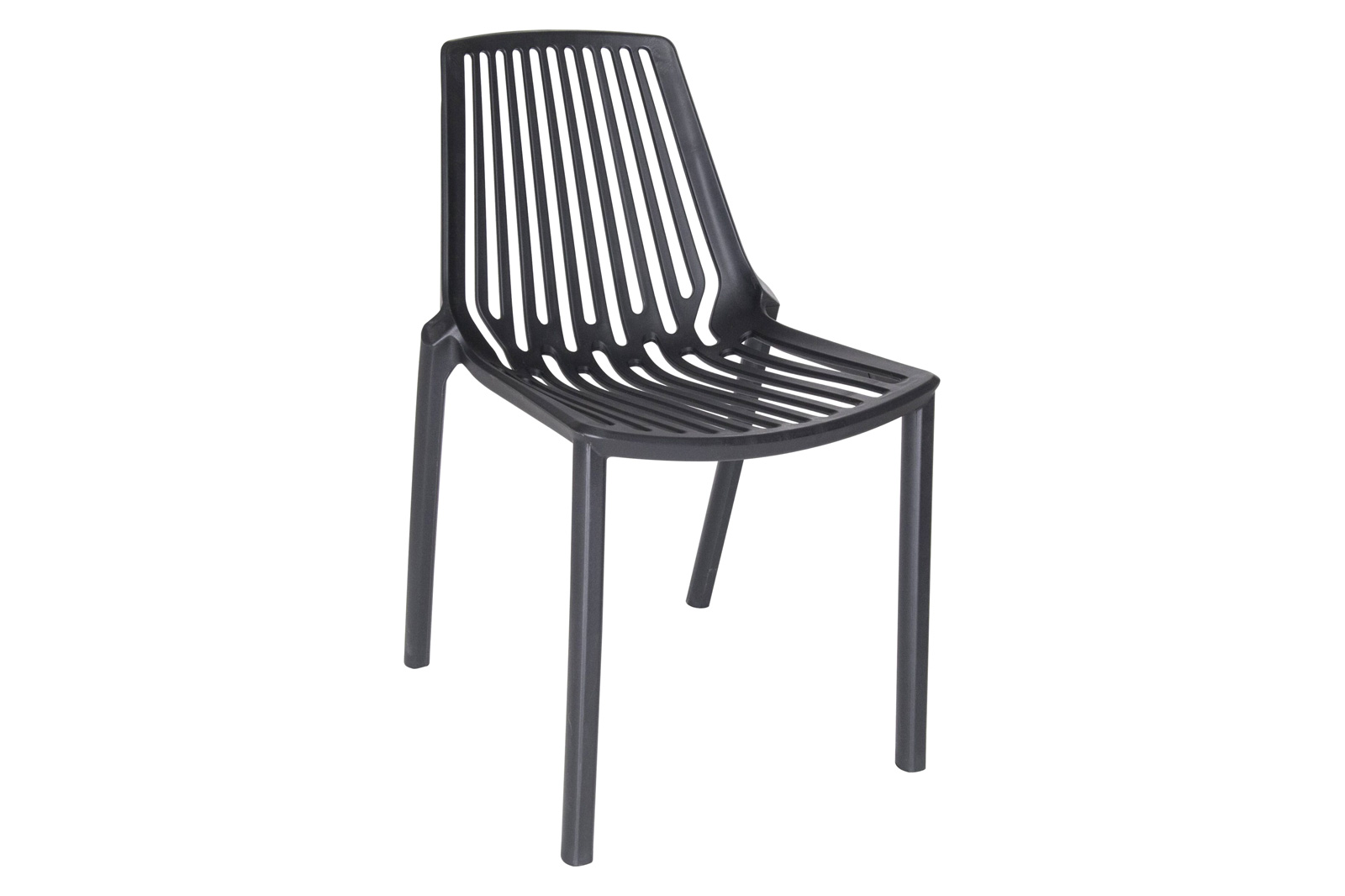 LeisureMod Acken Mid-Century Modern Plastic Dining Chair