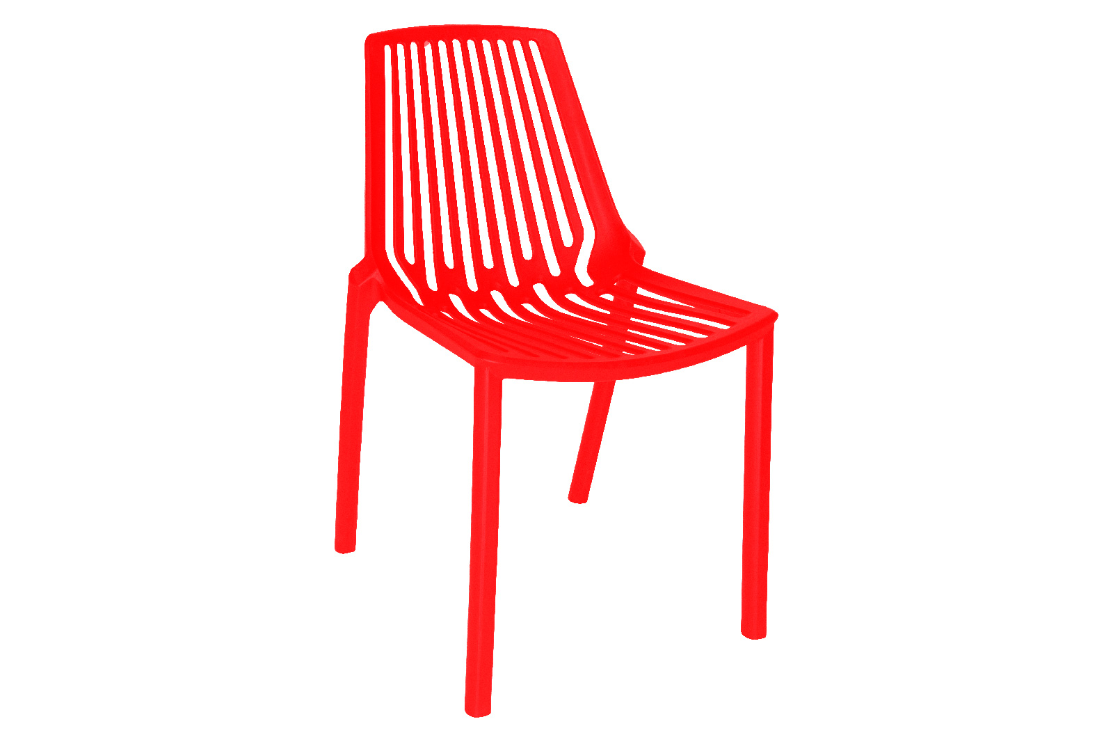 LeisureMod Acken Mid-Century Modern Plastic Dining Chair