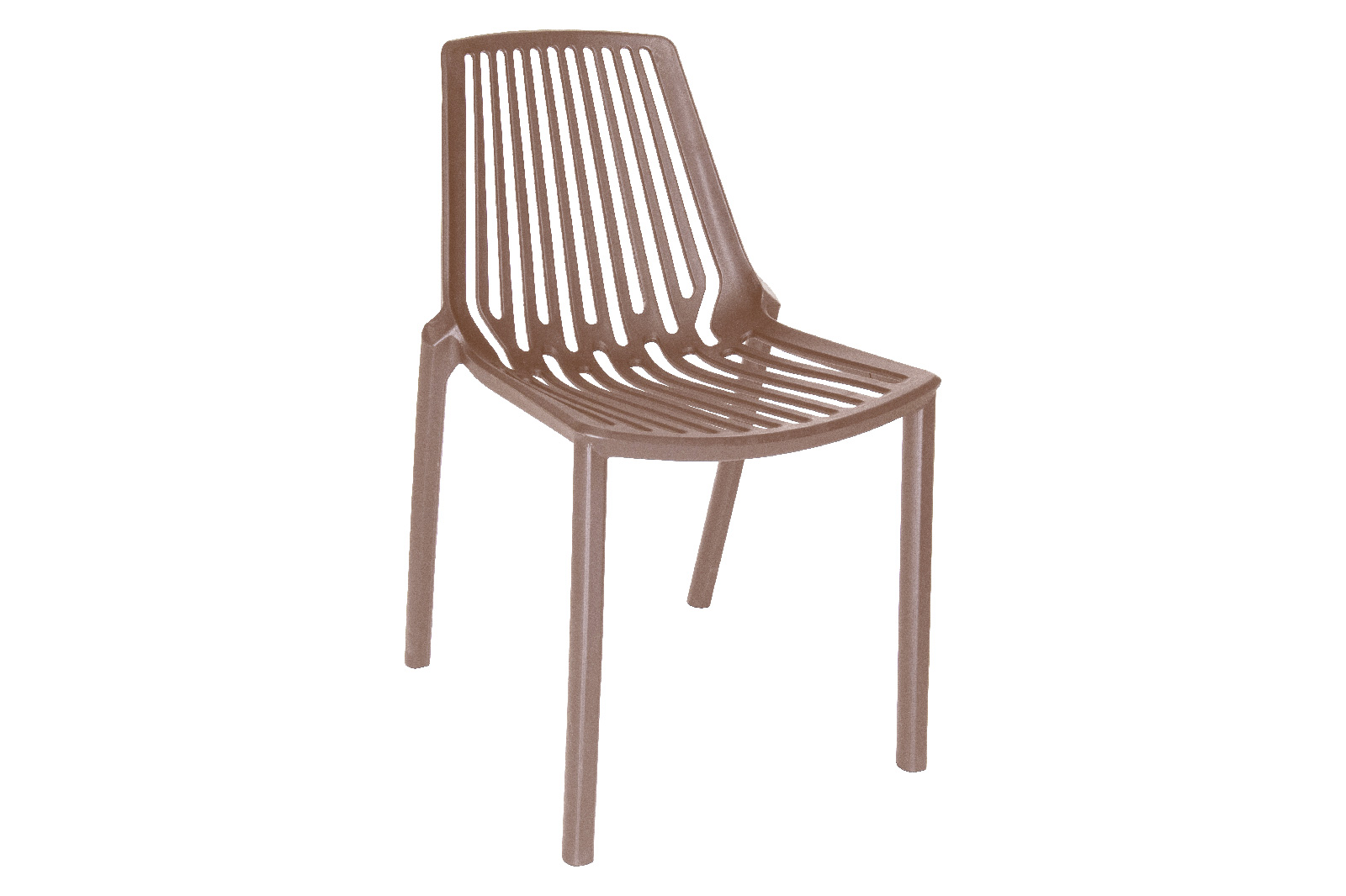 LeisureMod Acken Mid-Century Modern Plastic Dining Chair