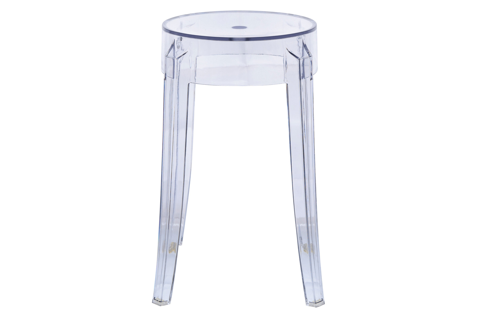 LeisureMod Averill Modern Plastic Dining Stool With Sturdy Seat And Legs