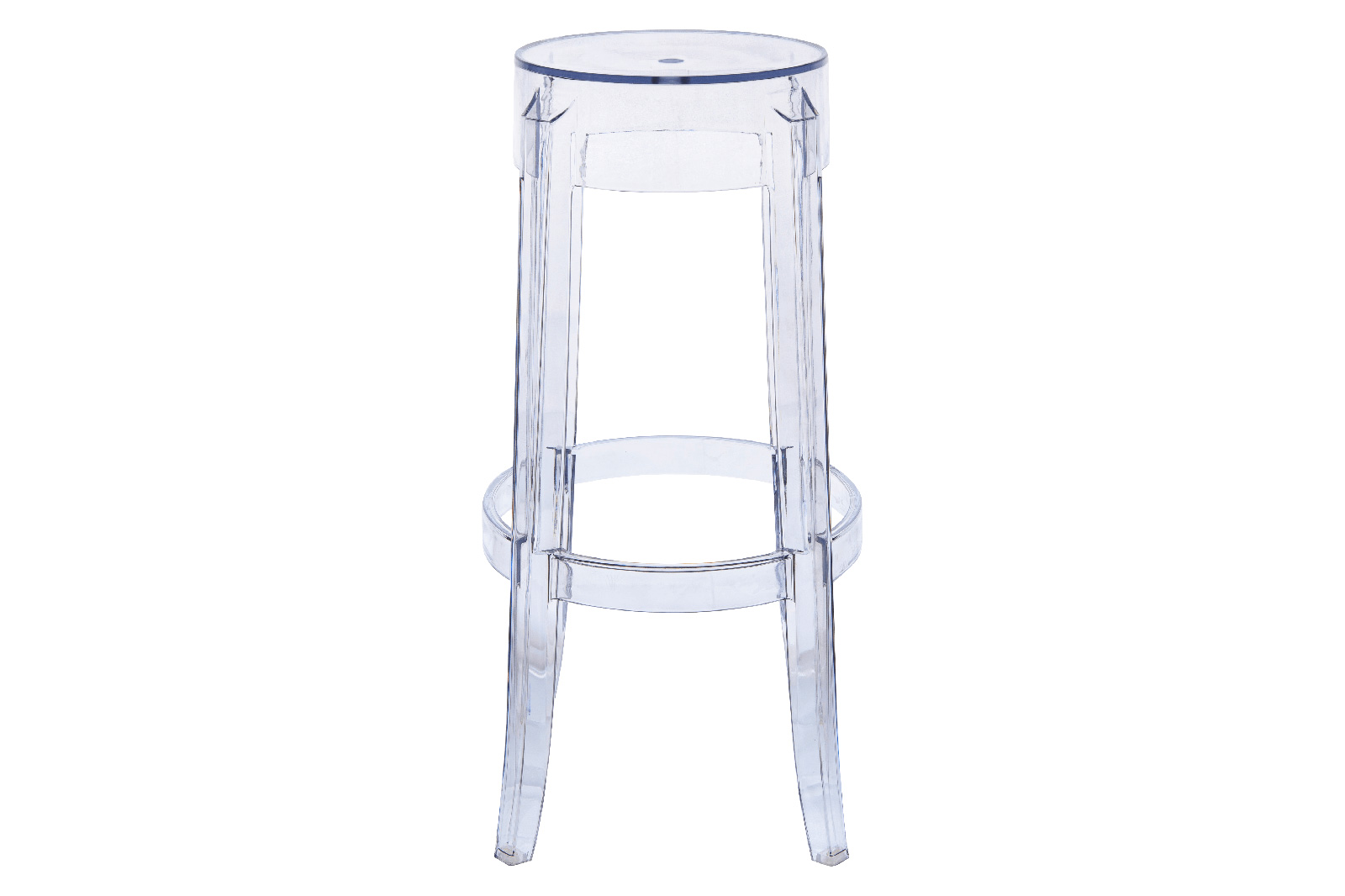 LeisureMod - Averill Modern Plastic Barstool With Sturdy Seat And Legs