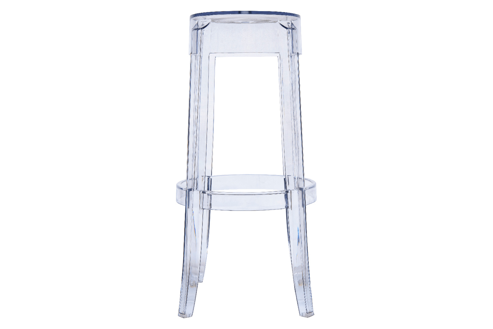 LeisureMod - Averill Modern Plastic Barstool With Sturdy Seat And Legs