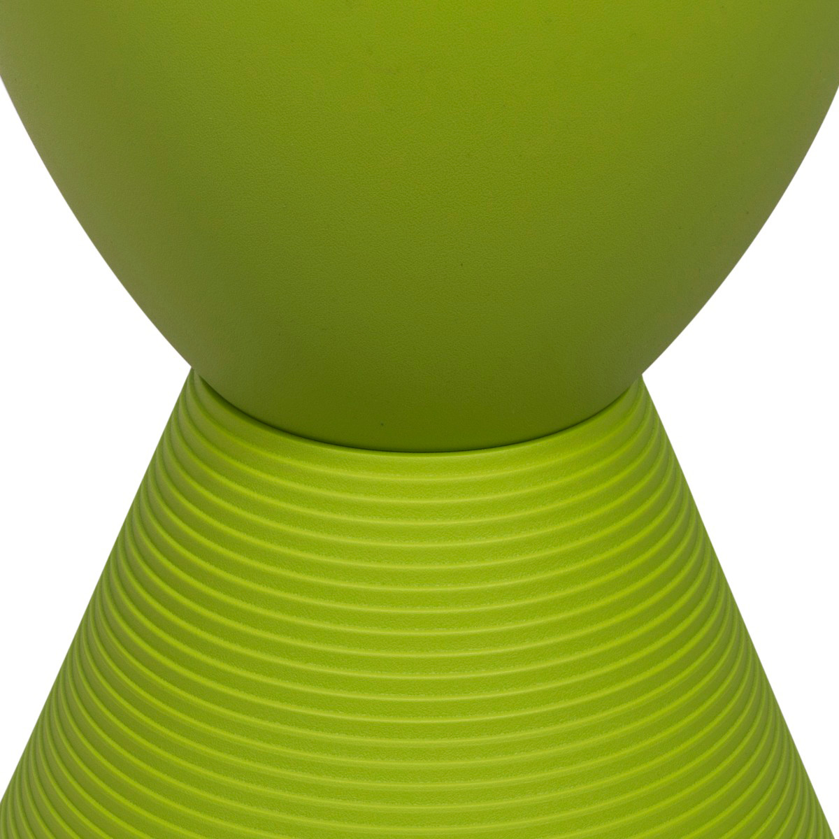 LeisureMod Boyd Modern Round Side End Table - Green