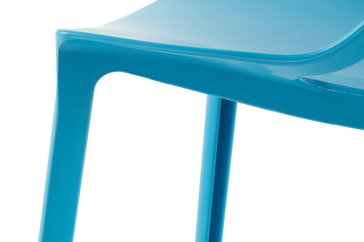 LeisureMod Cornelia Modern Dining Side Chair - Blue