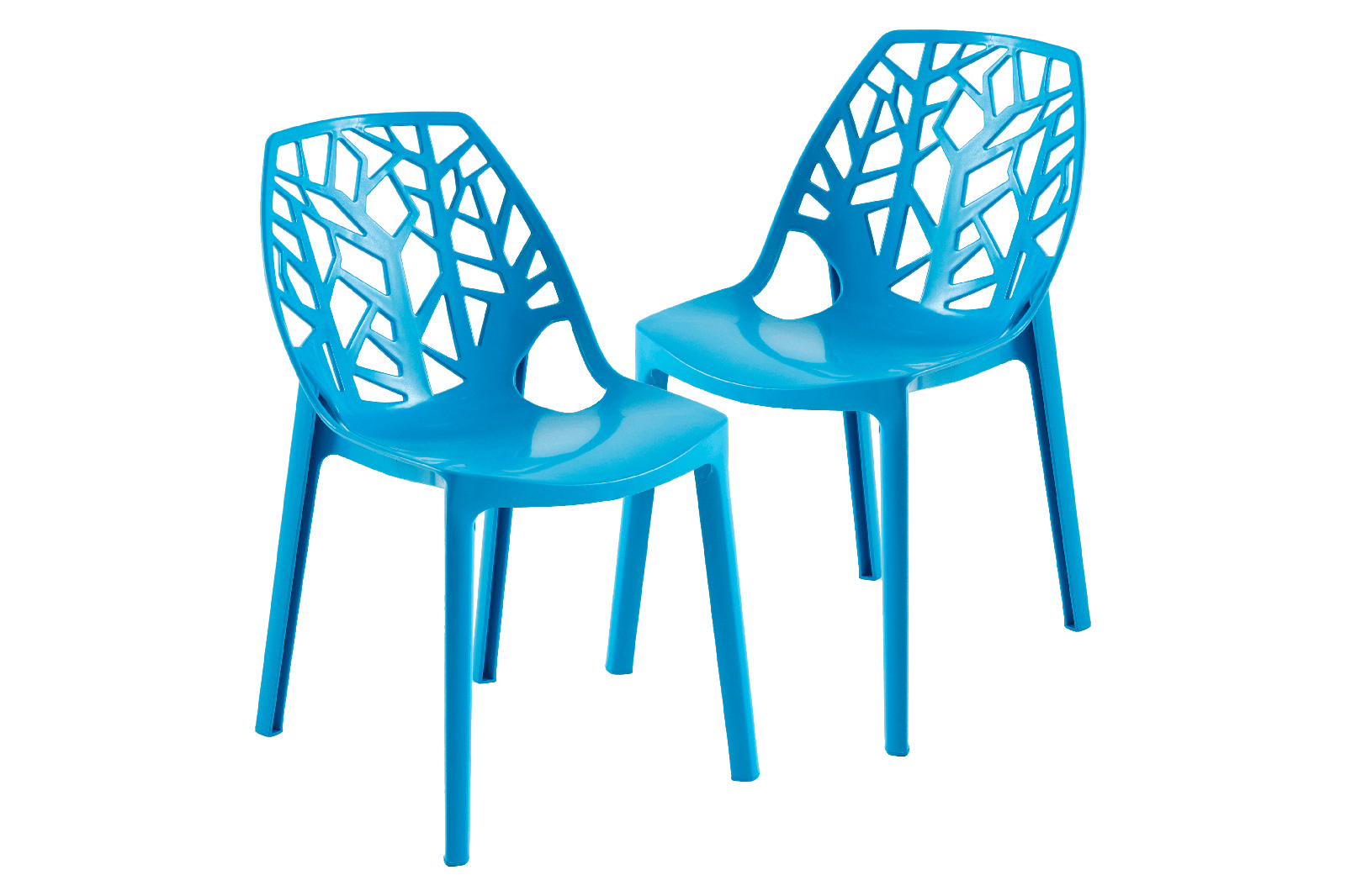 LeisureMod Modern Cornelia Dining Chair (Set Of 2)