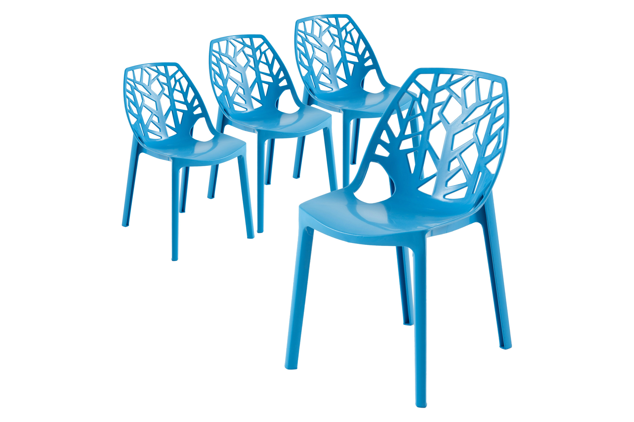 LeisureMod Modern Cornelia Dining Chair (Set Of 4)