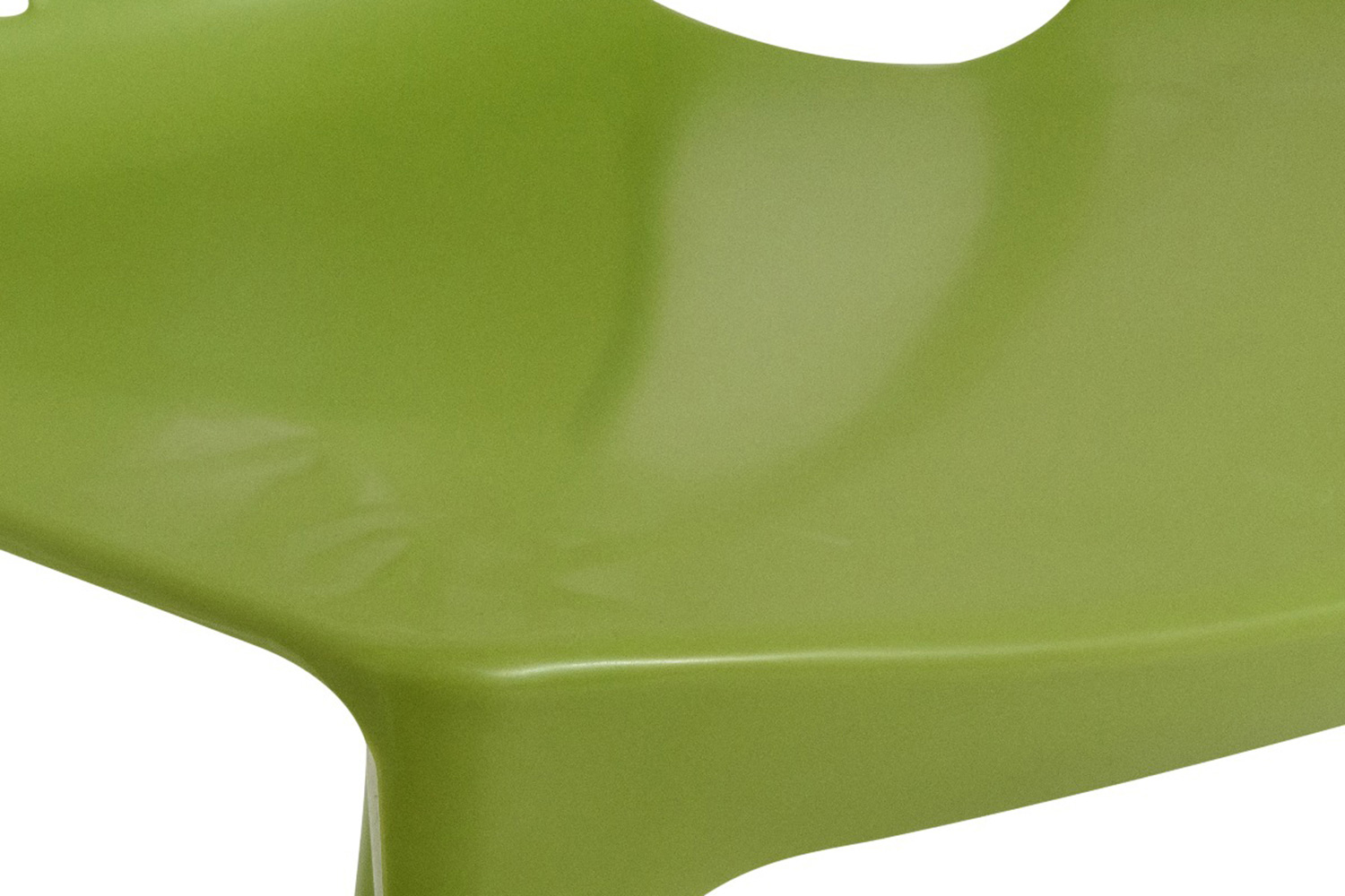 LeisureMod Cornelia Modern Dining Side Chair - Solid/Green