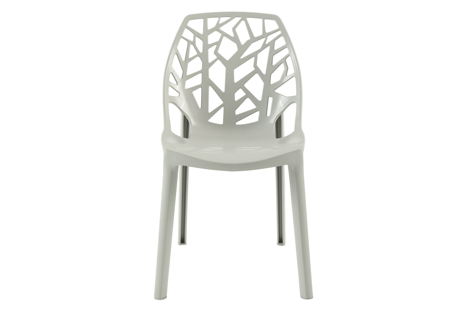 LeisureMod Cornelia Modern Dining Side Chair - Gray