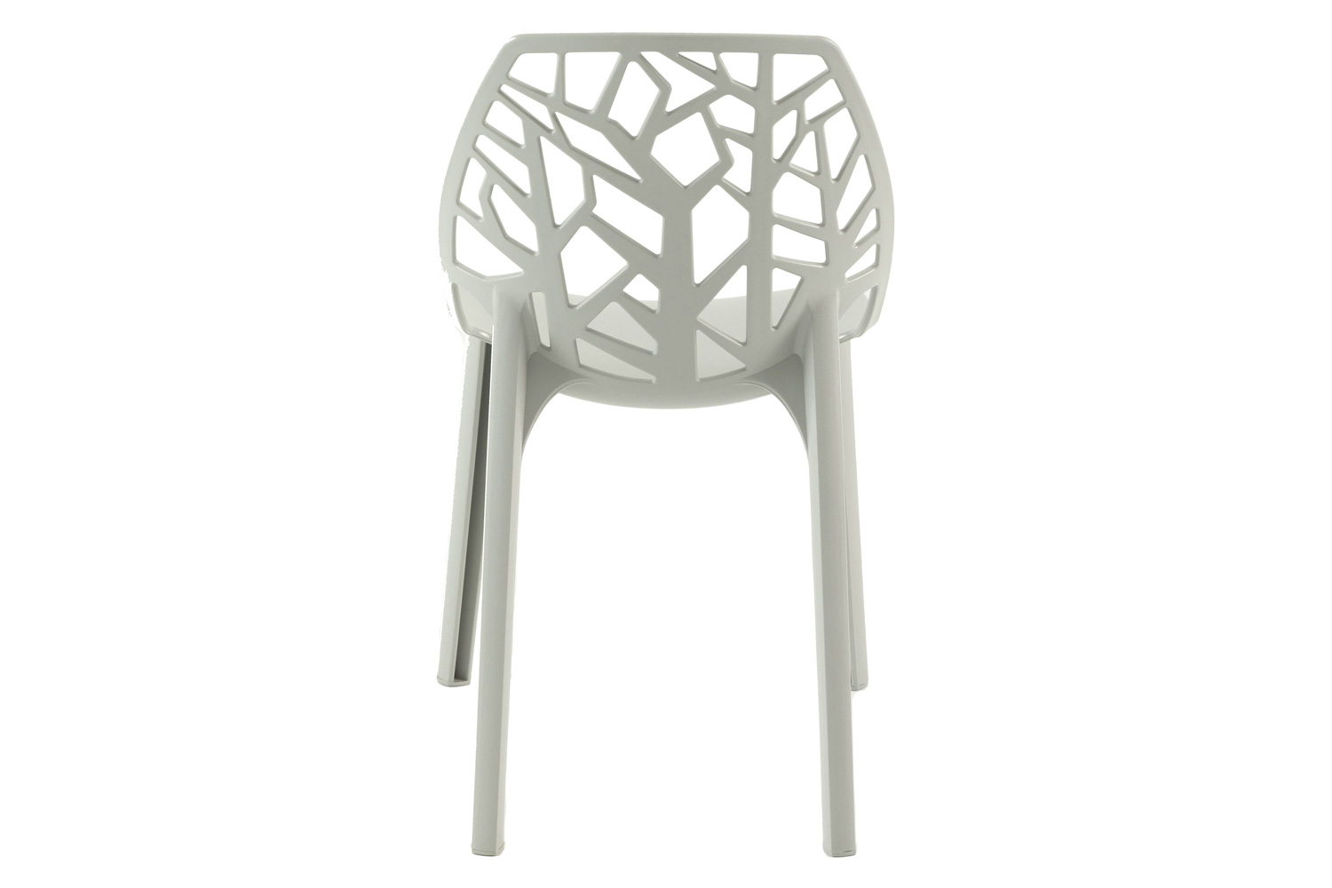 LeisureMod Cornelia Modern Dining Side Chair - Gray