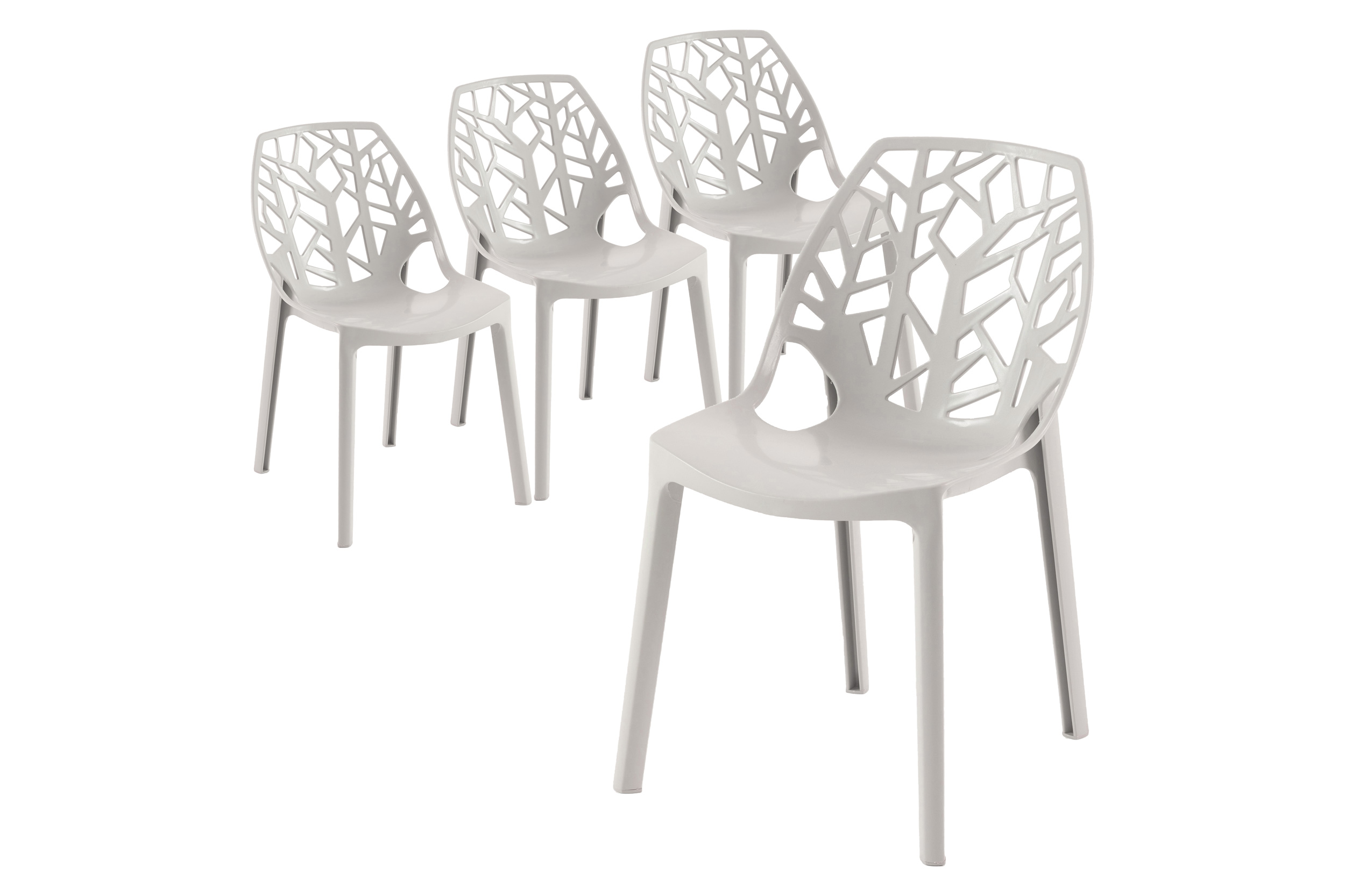 LeisureMod Modern Cornelia Dining Chair (Set Of 4)