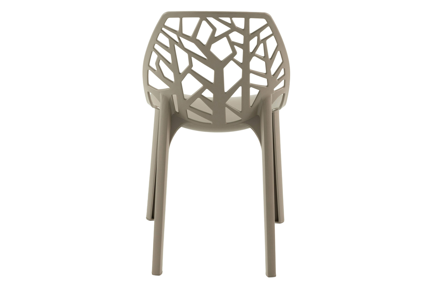 LeisureMod Cornelia Modern Dining Side Chair - Taupe