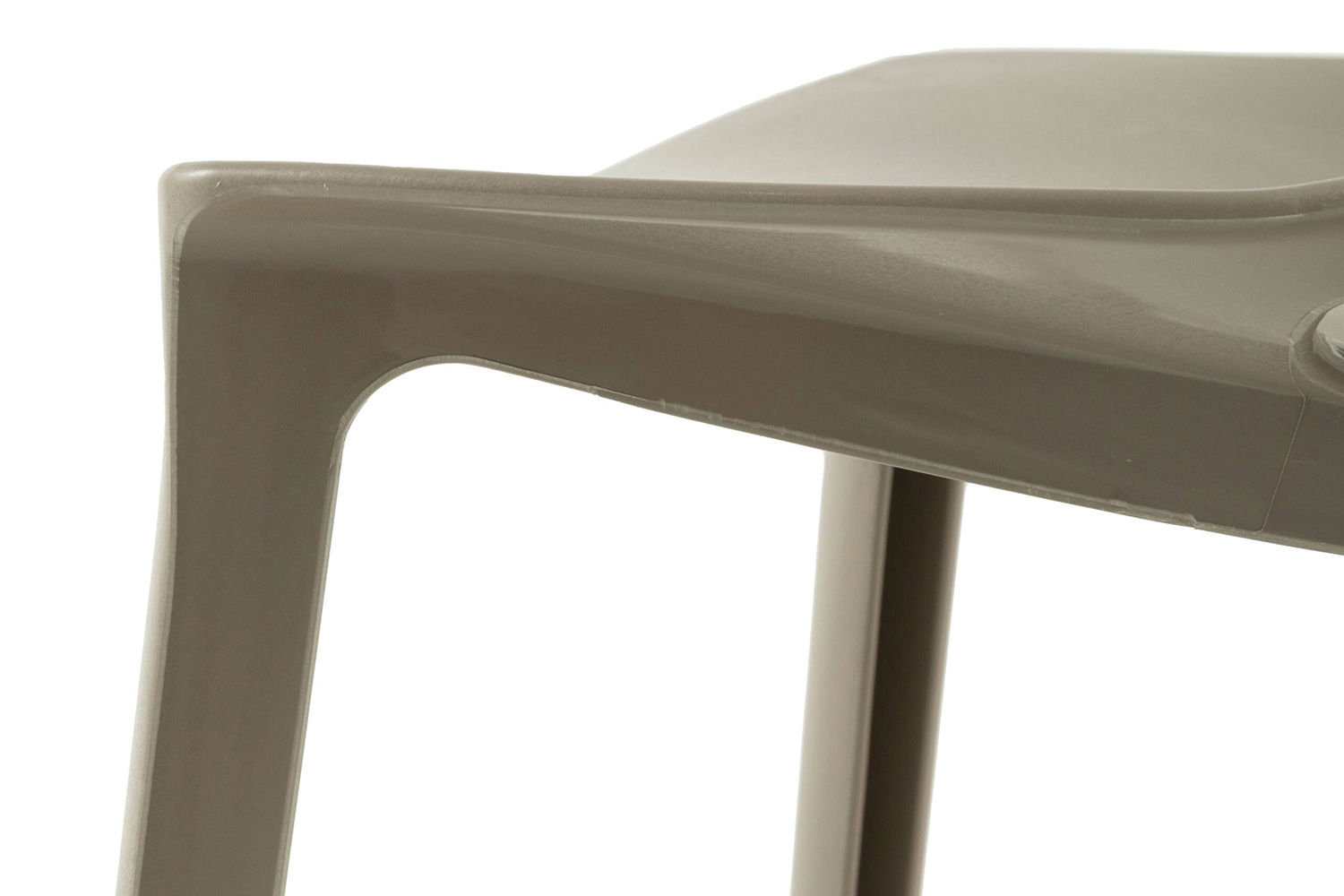 LeisureMod Cornelia Modern Dining Side Chair - Taupe