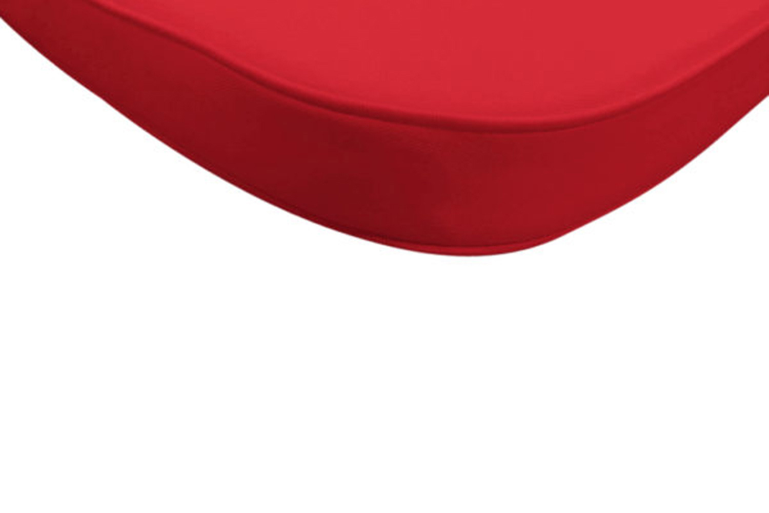 LeisureMod Modern Dining Chair Cushion Pads - Red