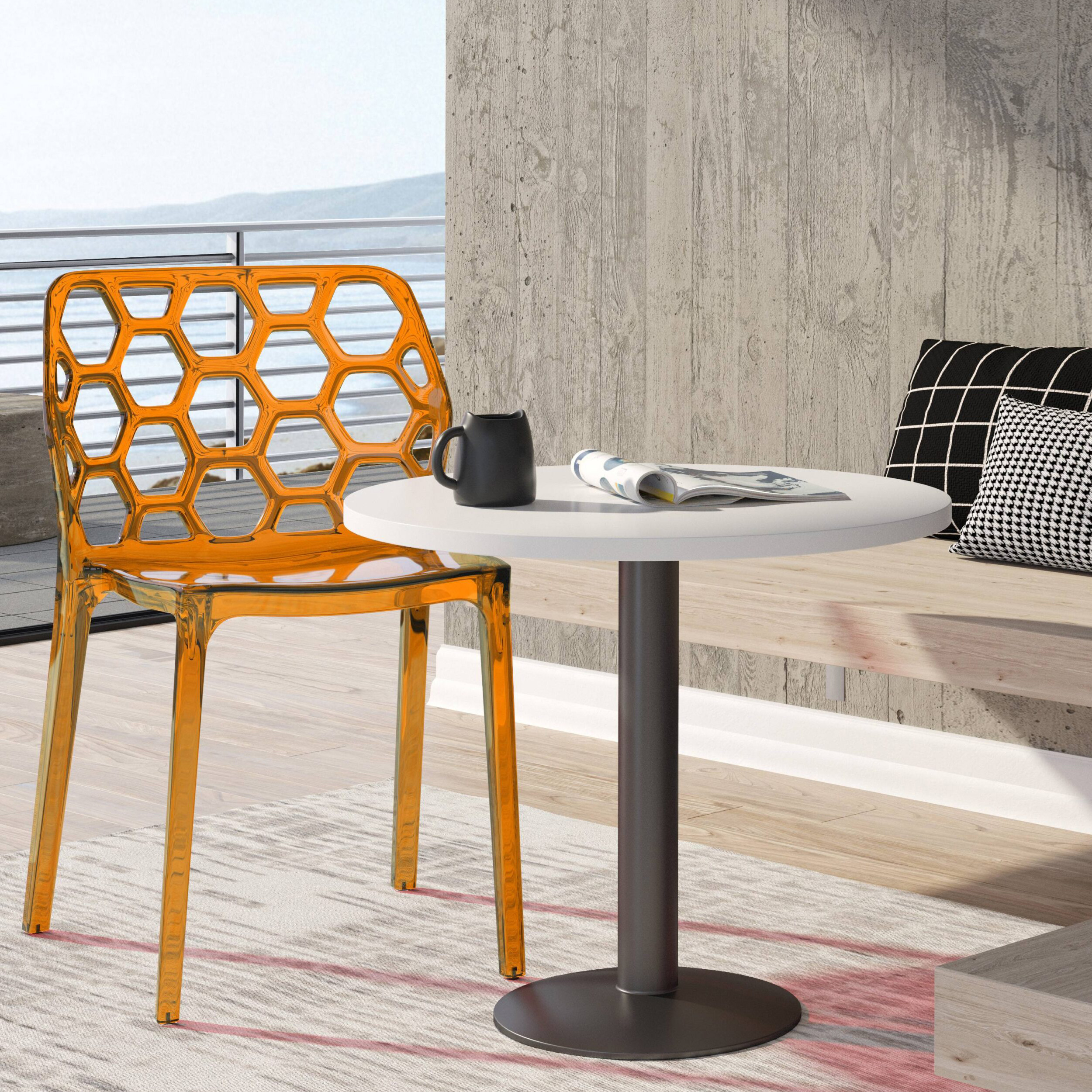 LeisureMod - Modern Dynamic Dining Chair (Set Of 2)