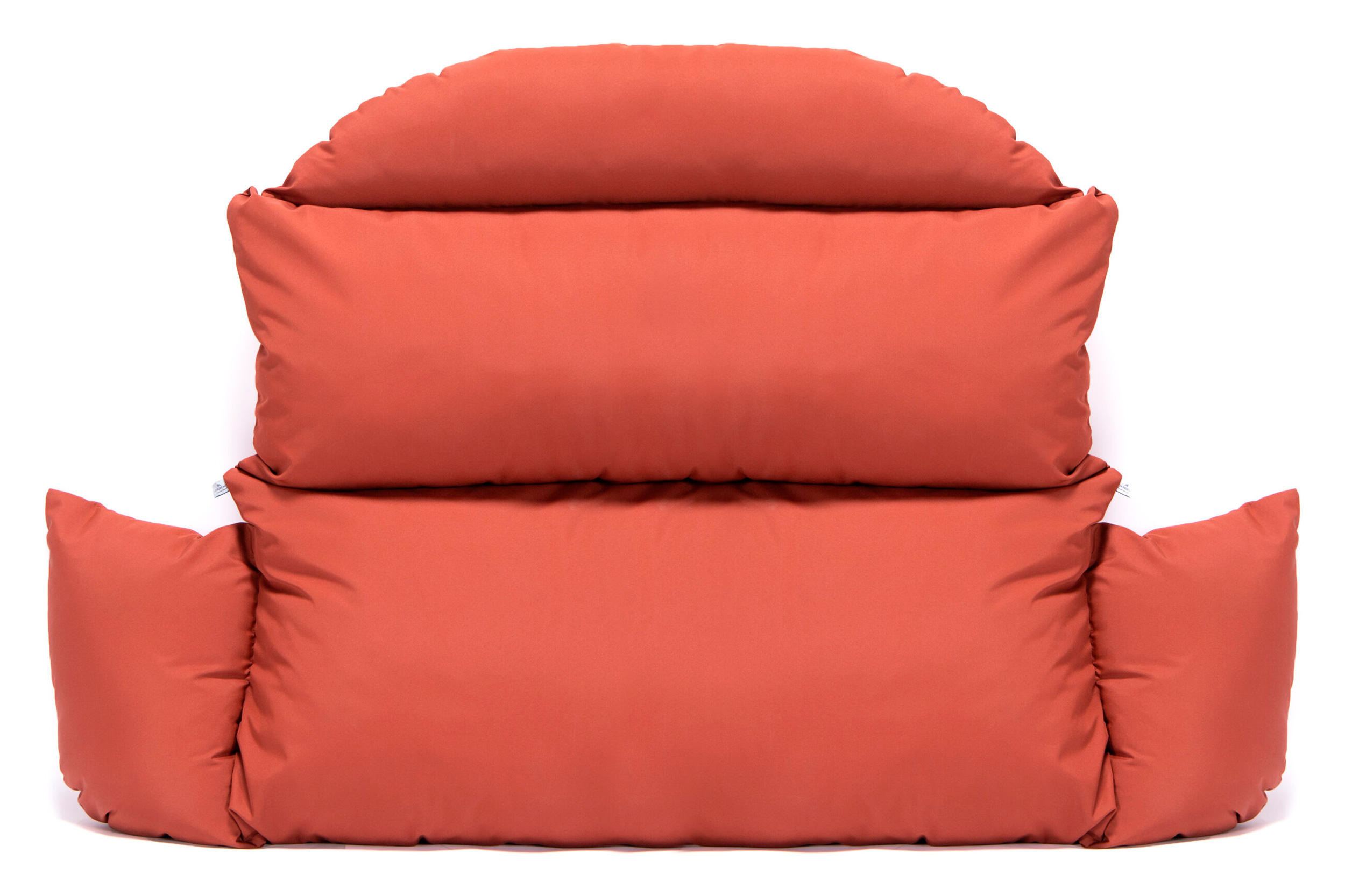 LeisureMod Hanging 2 person Egg Swing Cushion - Dark Orange