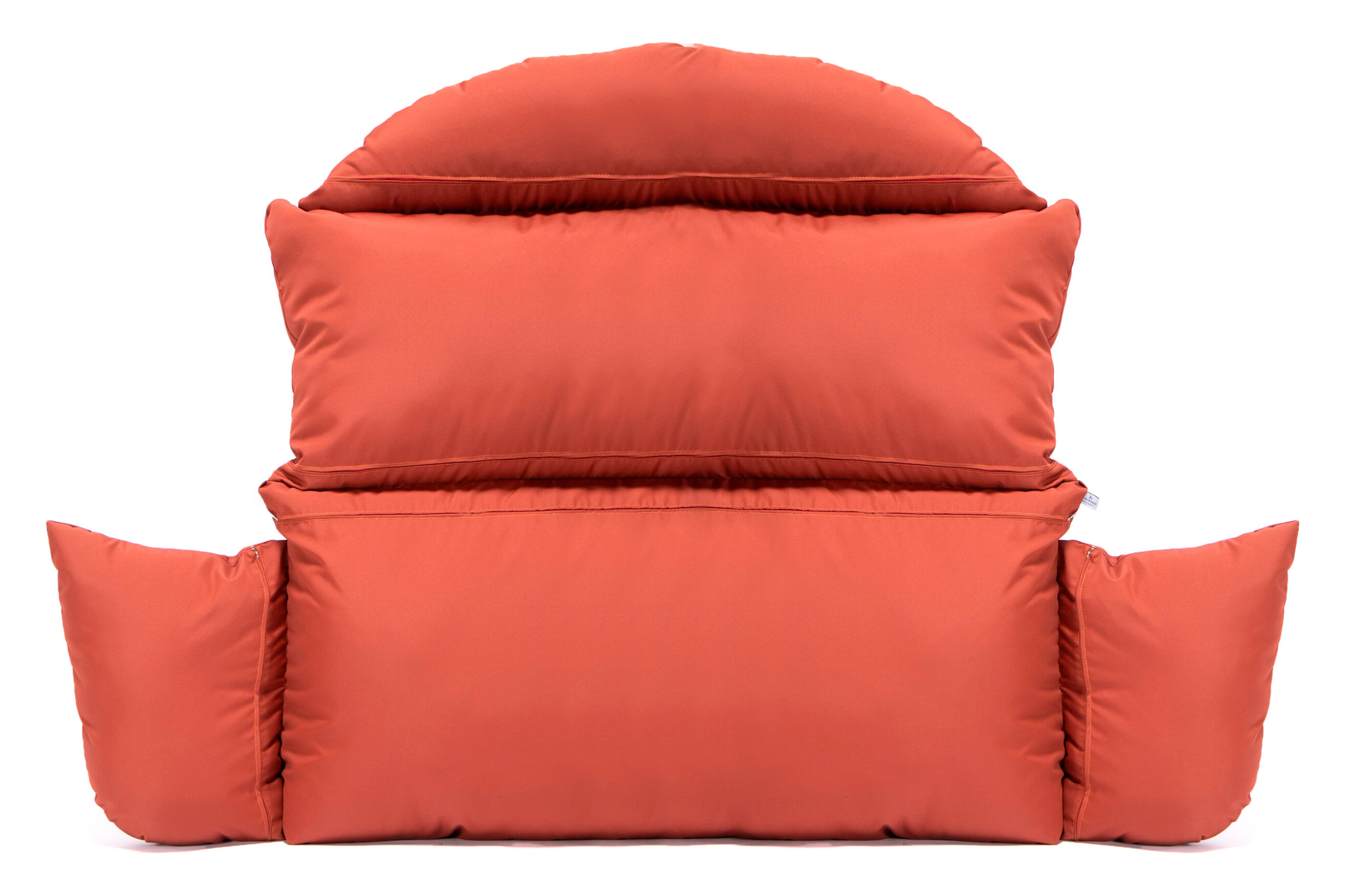 LeisureMod Hanging 2 person Egg Swing Cushion - Dark Orange