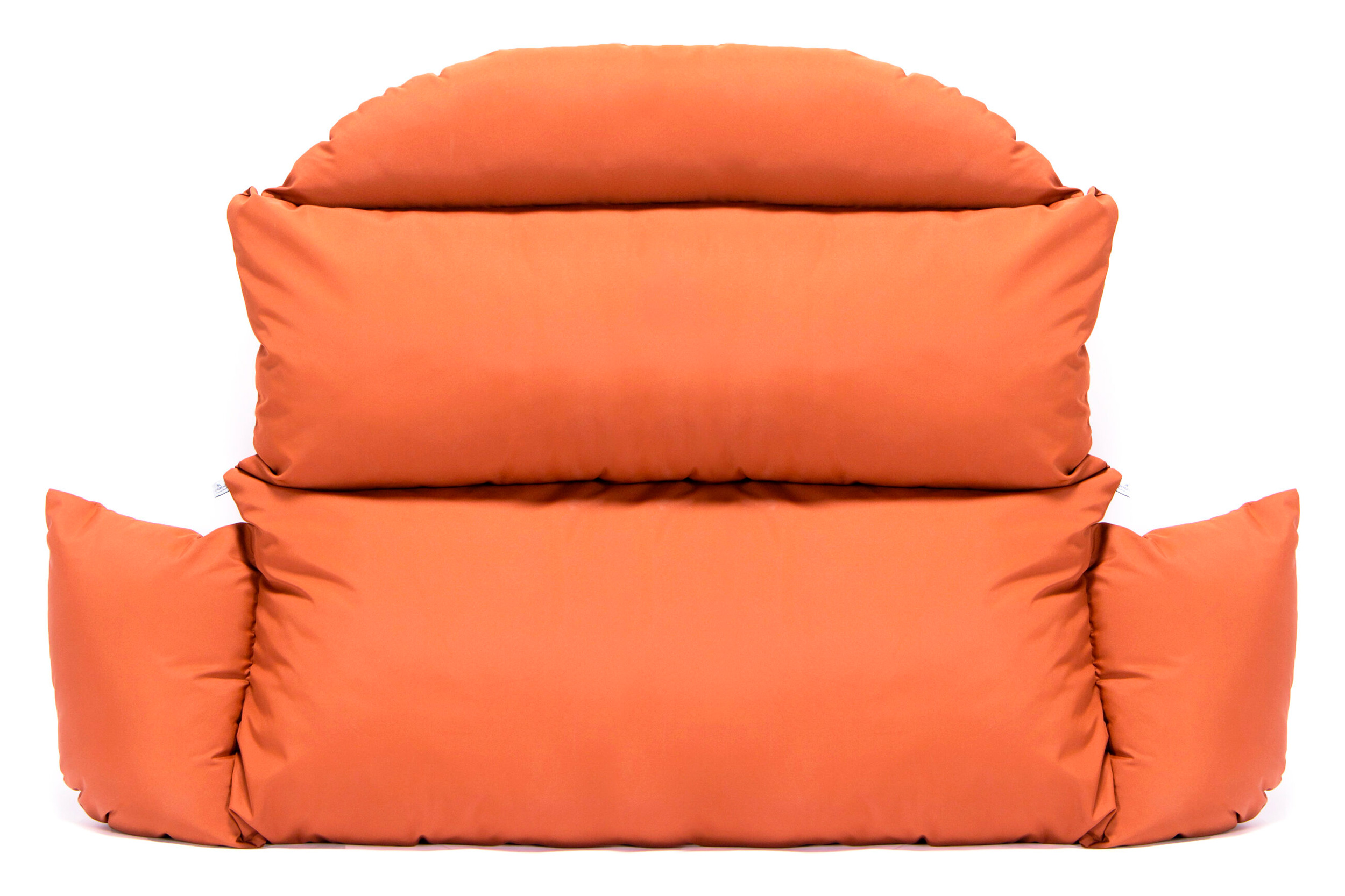 LeisureMod Hanging 2 person Egg Swing Cushion - Orange