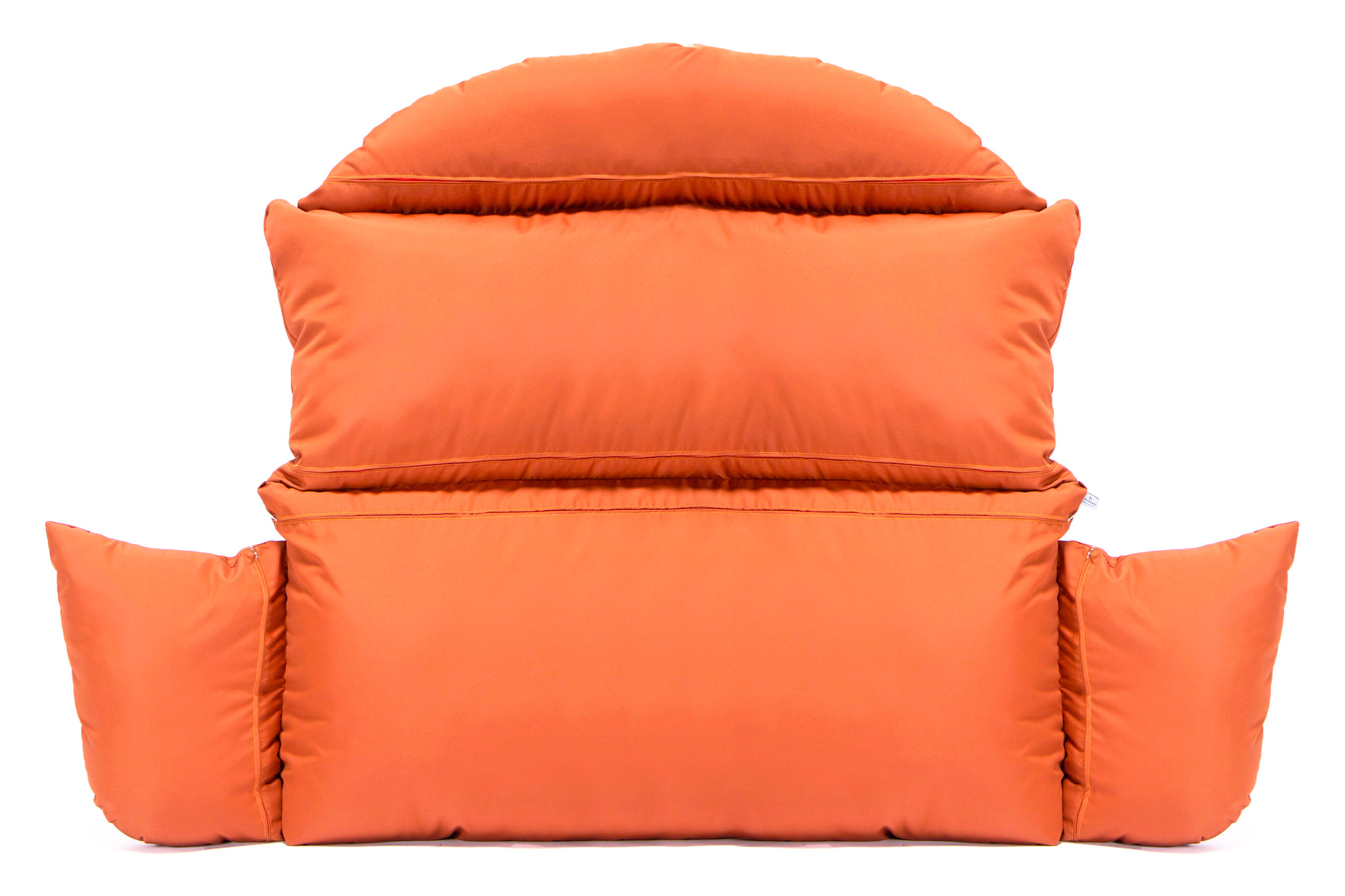 LeisureMod Hanging 2 person Egg Swing Cushion - Orange