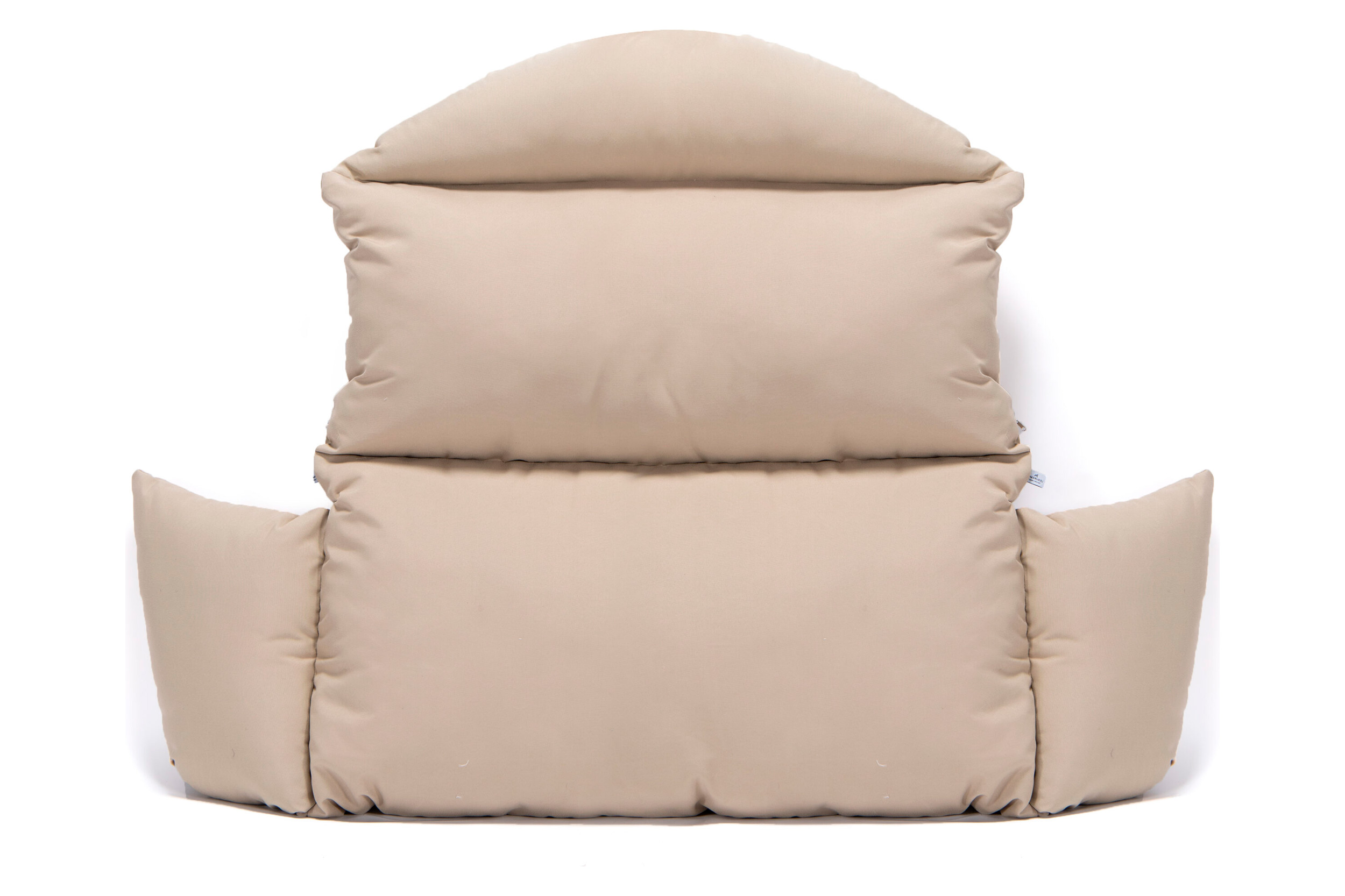 LeisureMod Hanging 2 person Egg Swing Cushion - Taupe