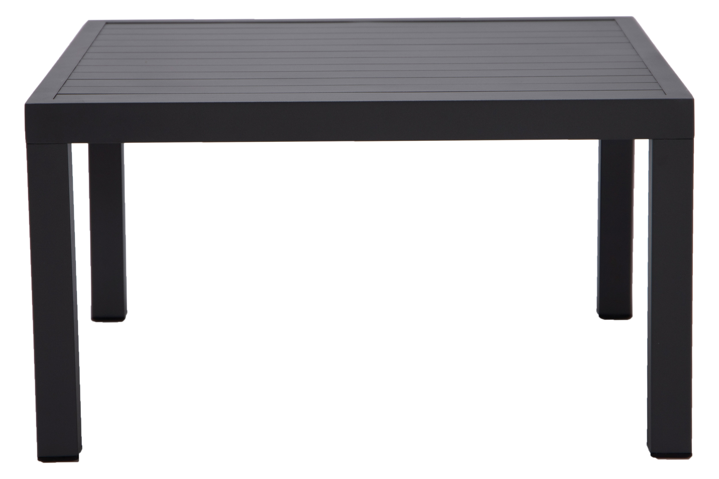 LeisureMod - Hamilton Modern Outdoor Patio Aluminum Coffee Table