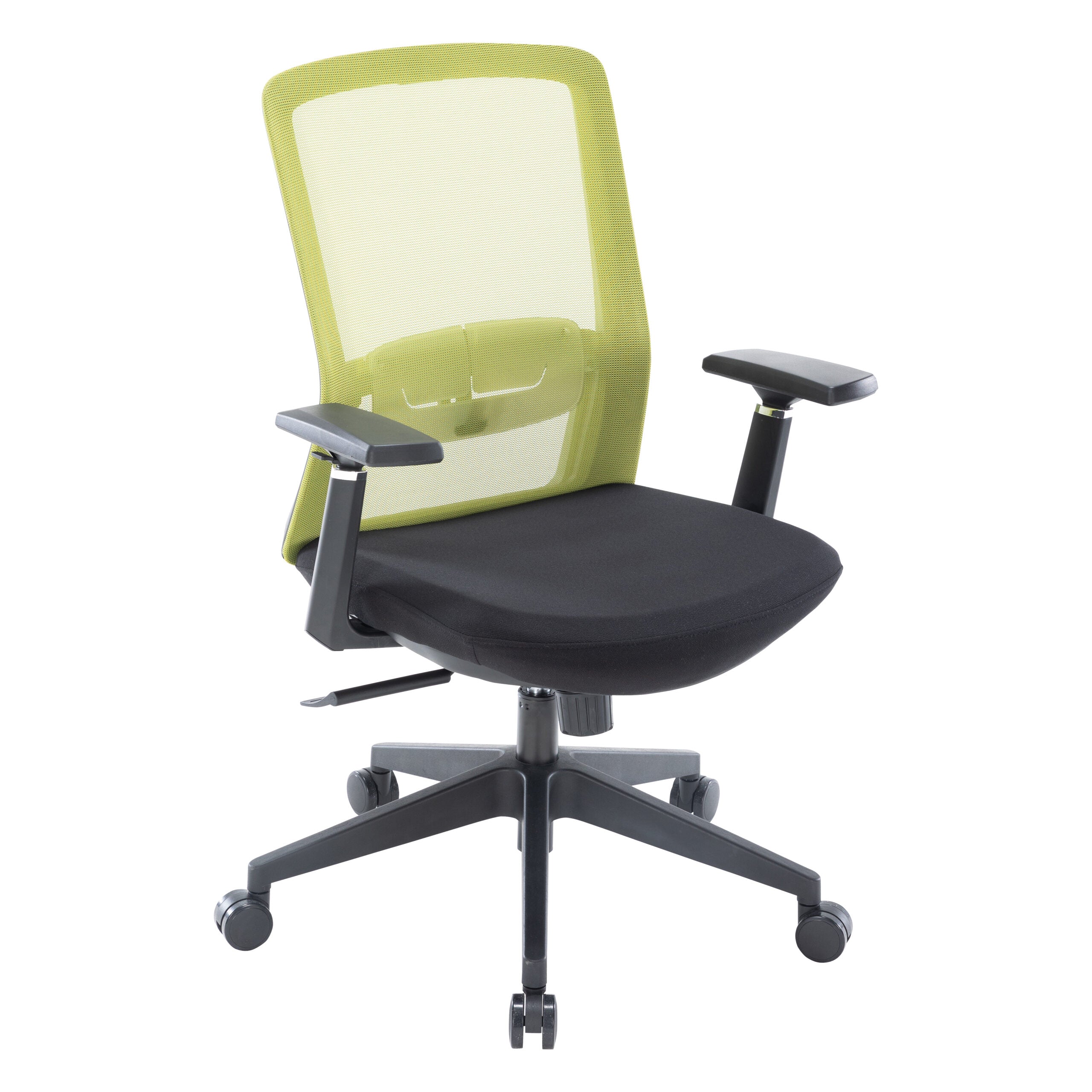 LeisureMod Ingram Modern Office Task Chair with Adjustable Armrests