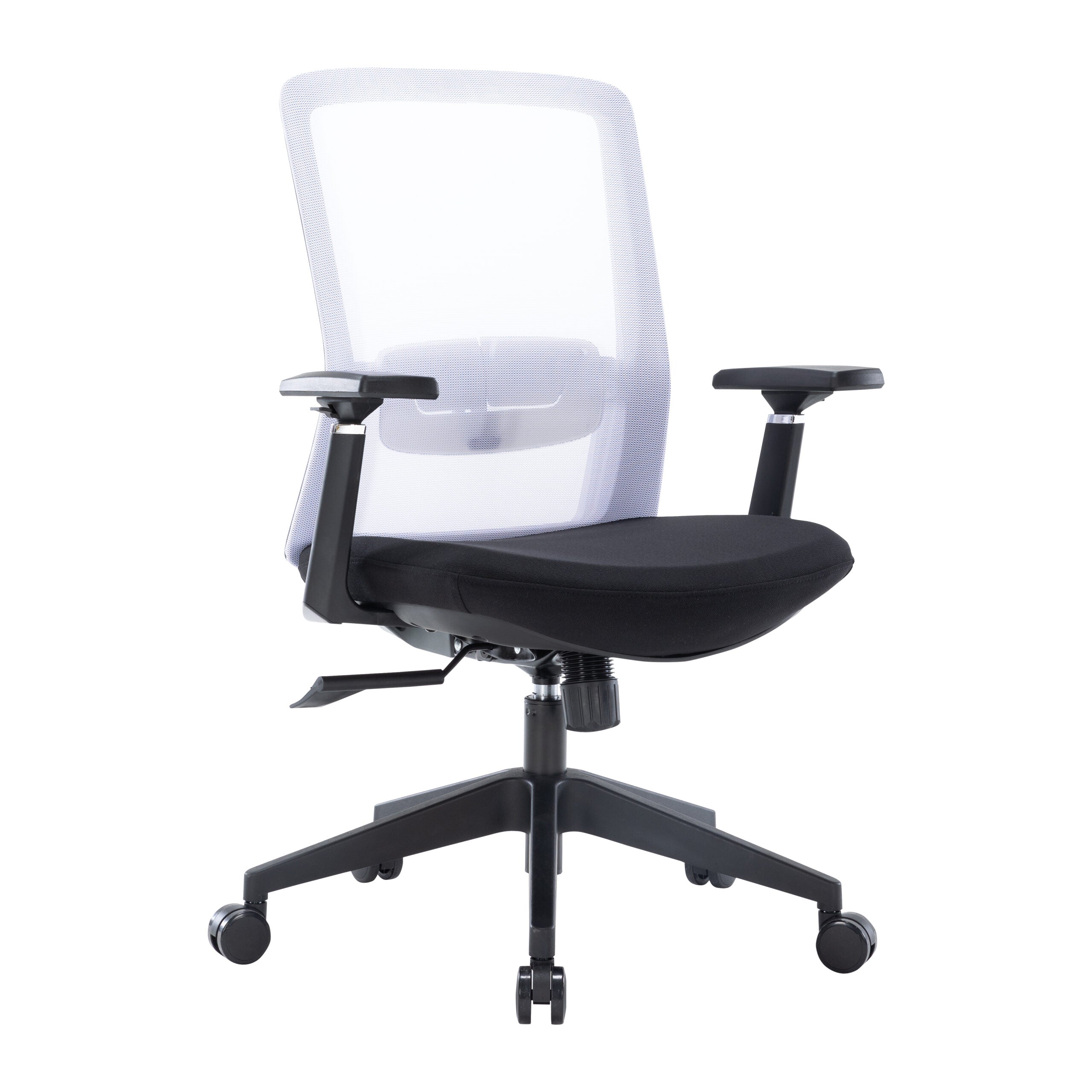 LeisureMod Ingram Modern Office Task Chair with Adjustable Armrests