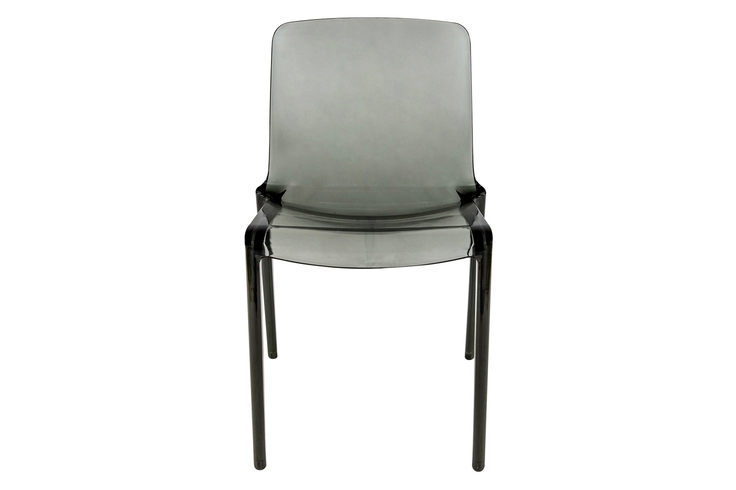 LeisureMod Modern Murray Stackable Dining Side Chair - Black