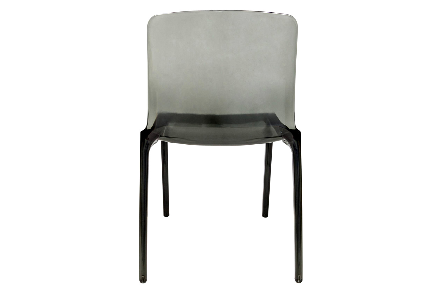 LeisureMod Modern Murray Stackable Dining Side Chair - Black