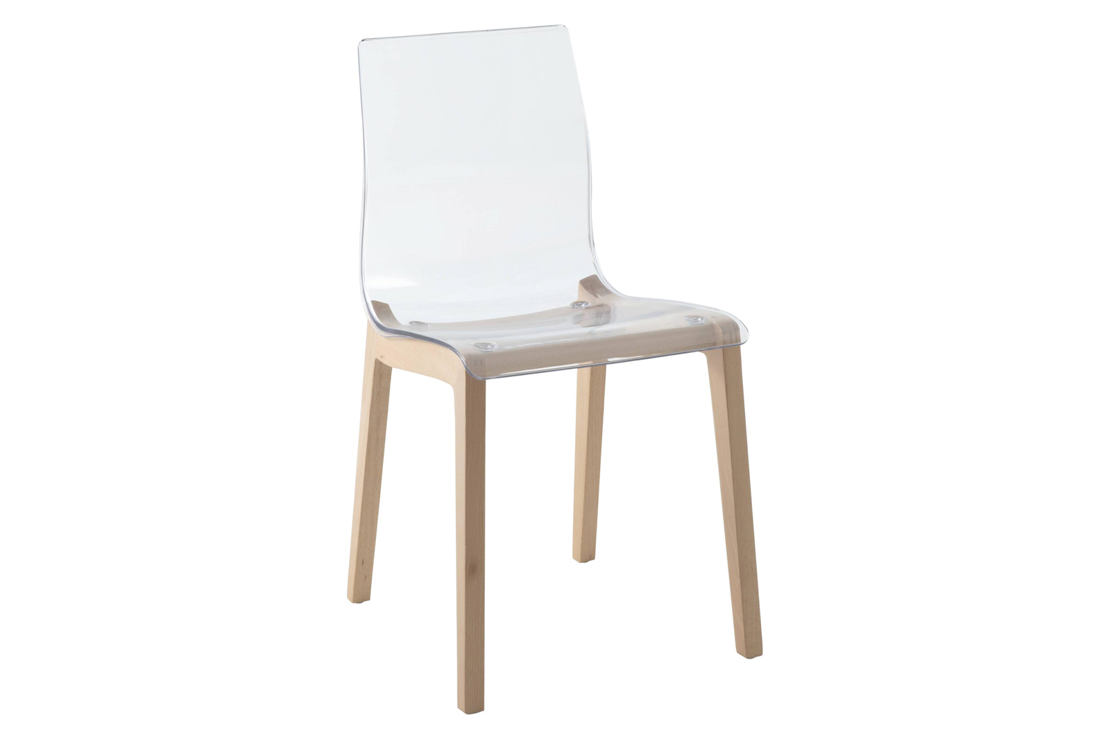 LeisureMod Marsden Modern Dining Side Chair With Beech Wood Legs