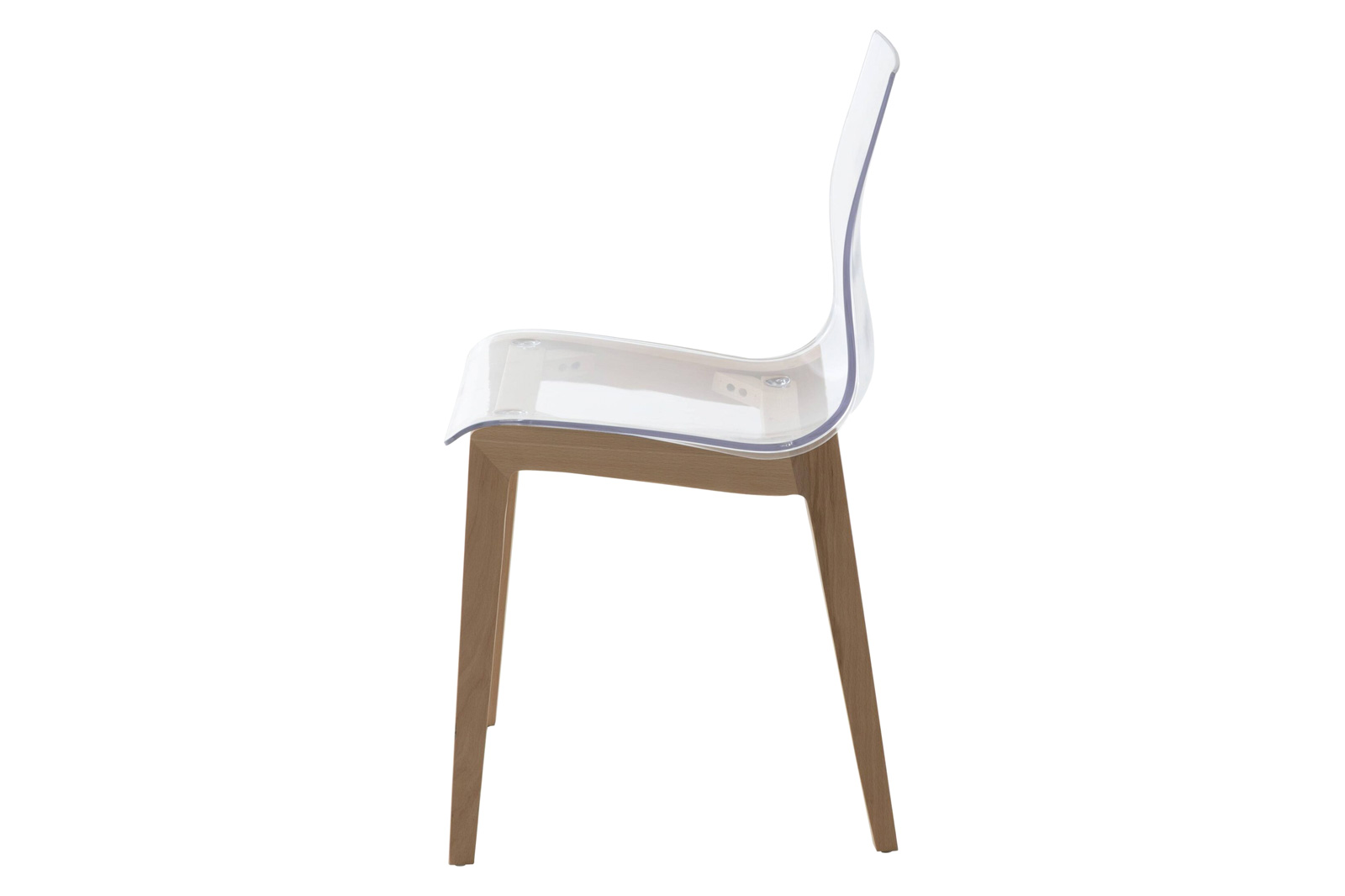 LeisureMod Marsden Modern Dining Side Chair With Beech Wood Legs - Natural Wood